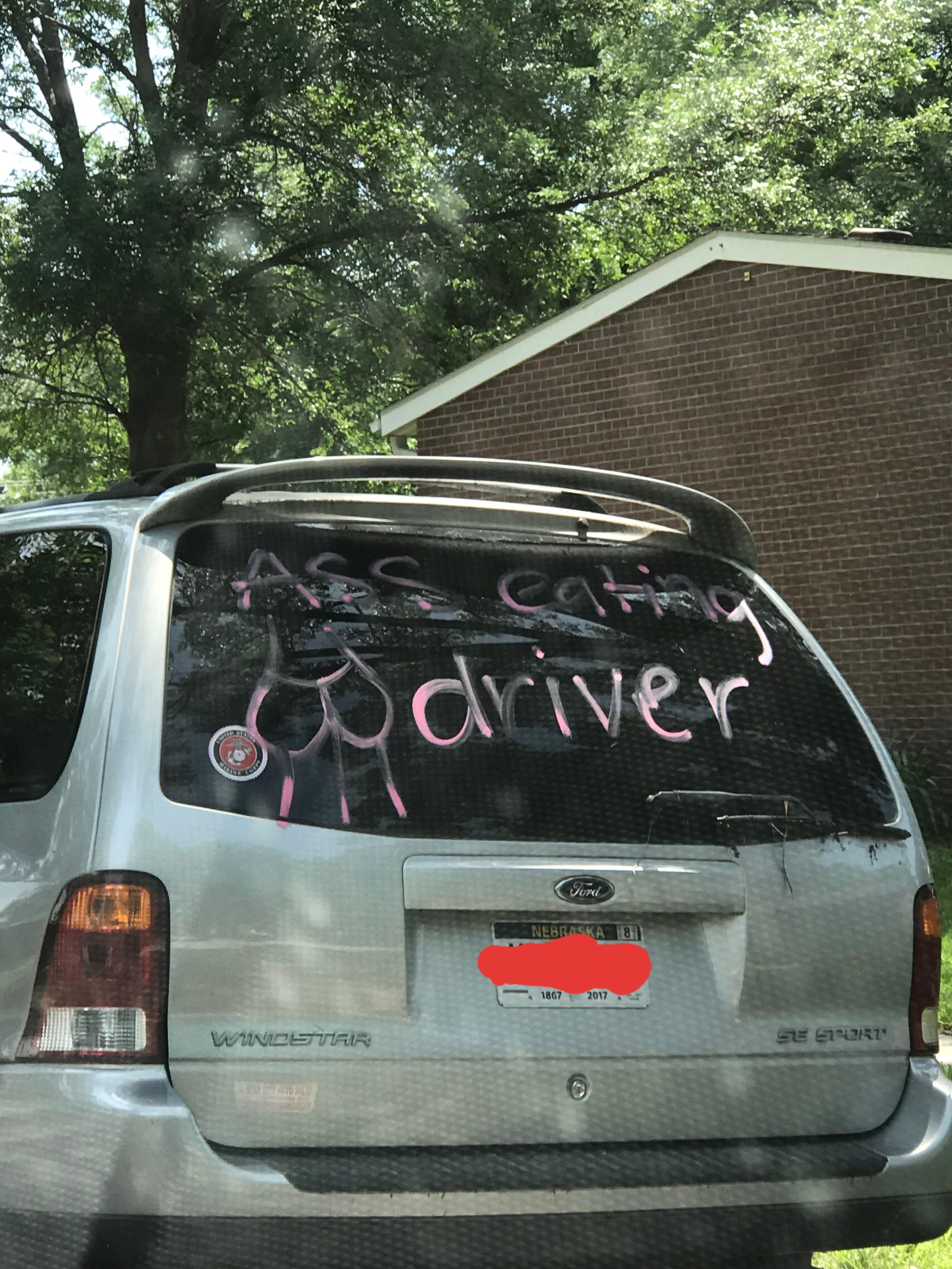 This is parked outside my house r/trashy