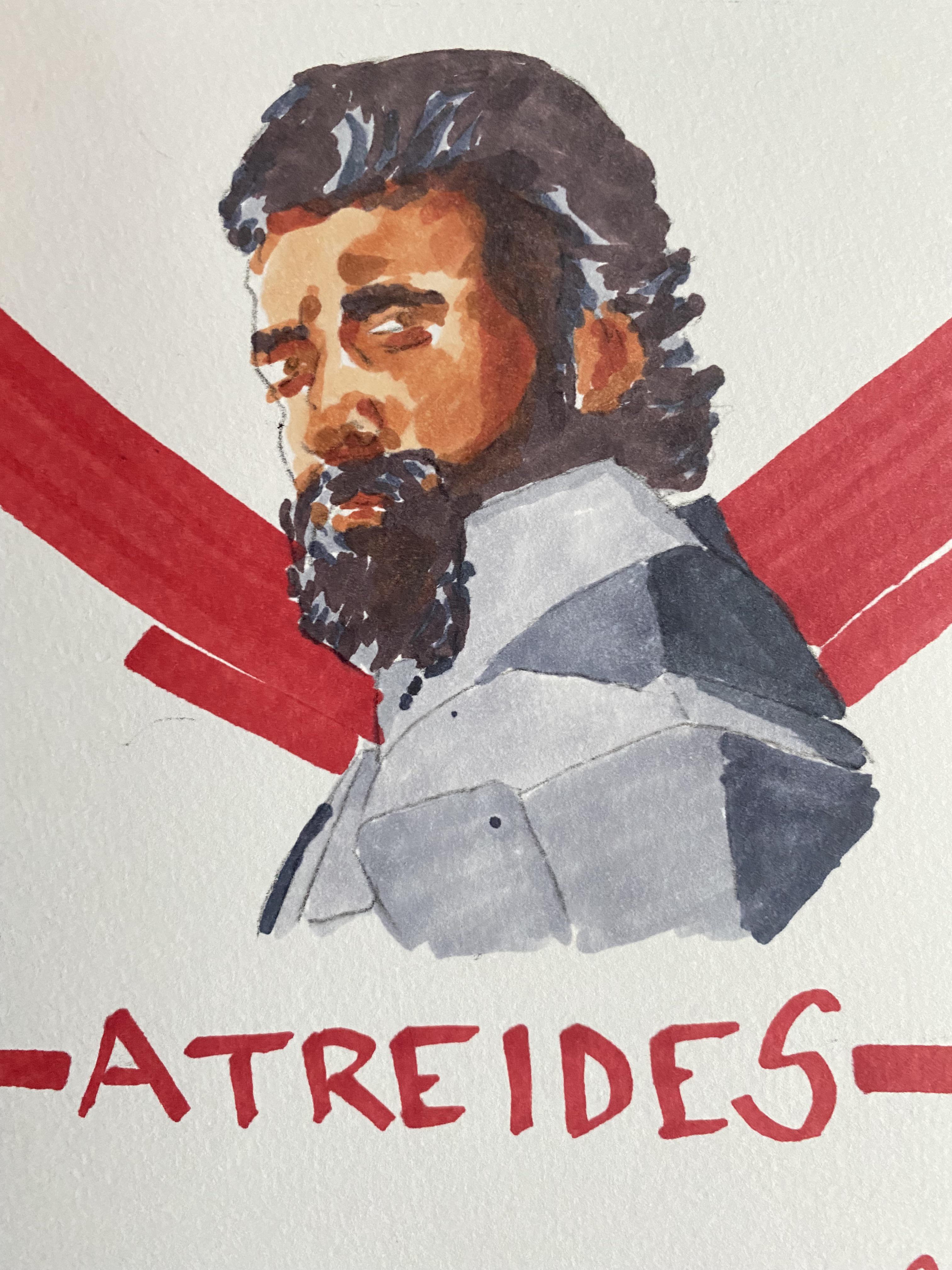 I borrowed my daughter’s fancy markers Leto Atreides I r/dune
