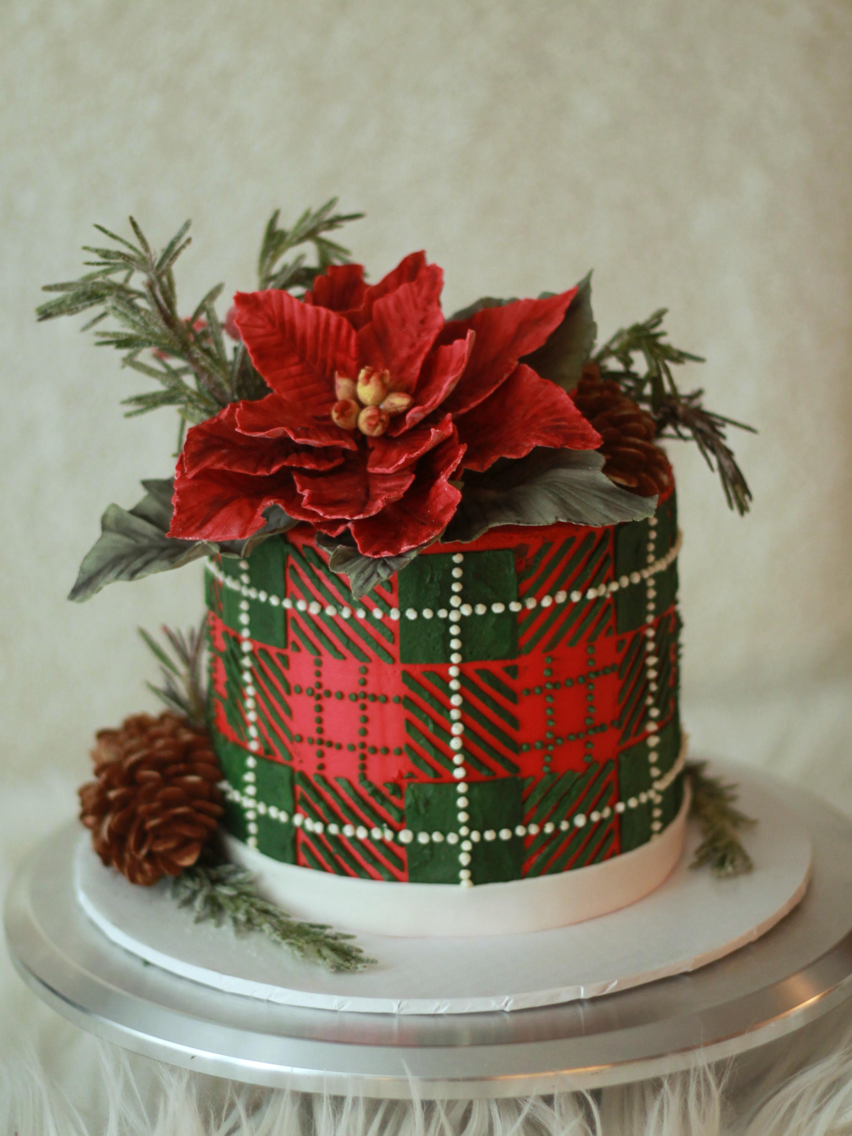 My take on a Christmas cake! Baking