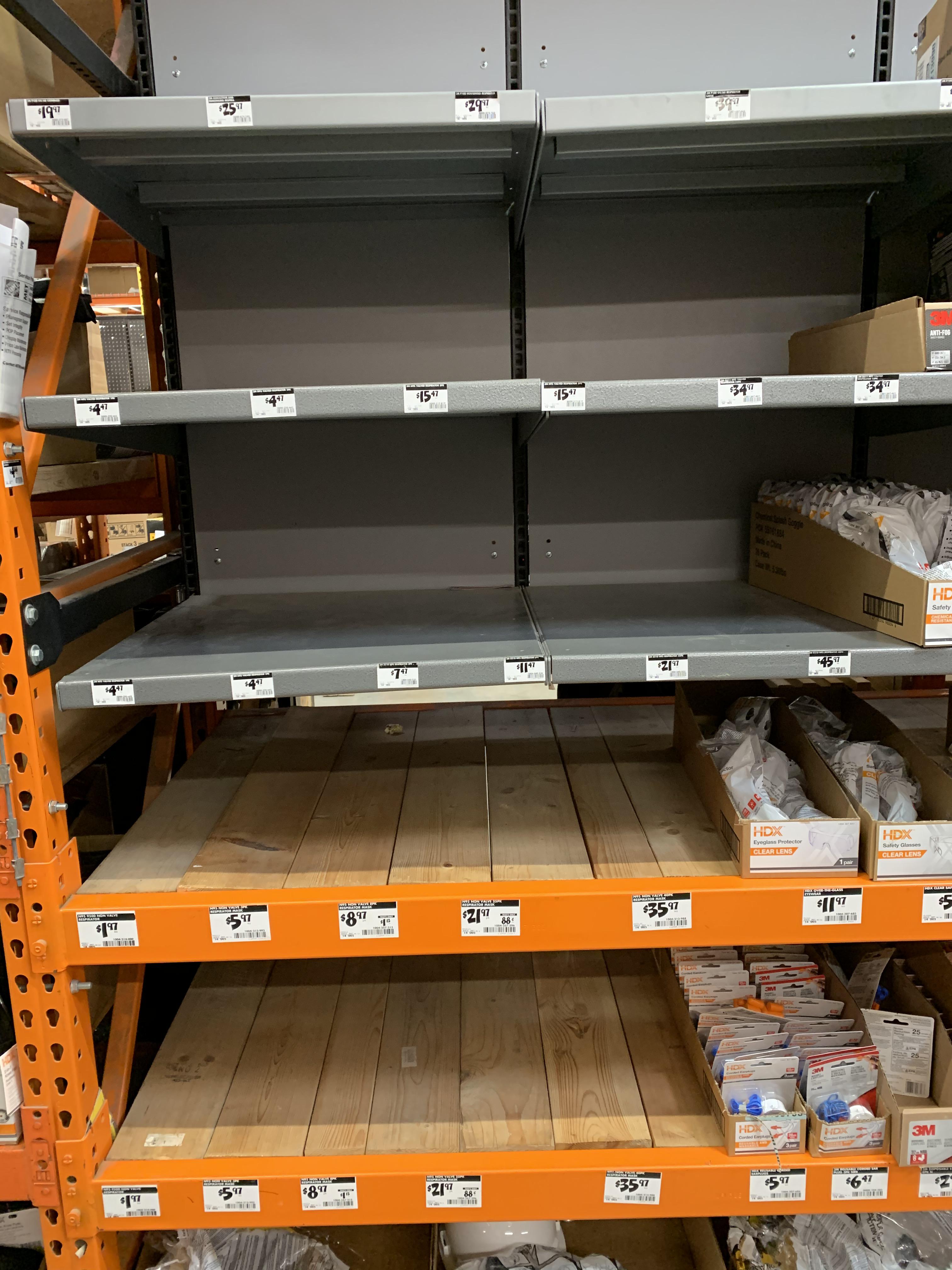 Face masks sold out at Home Depot in Coral Springs, overreaction? r/SouthFlorida