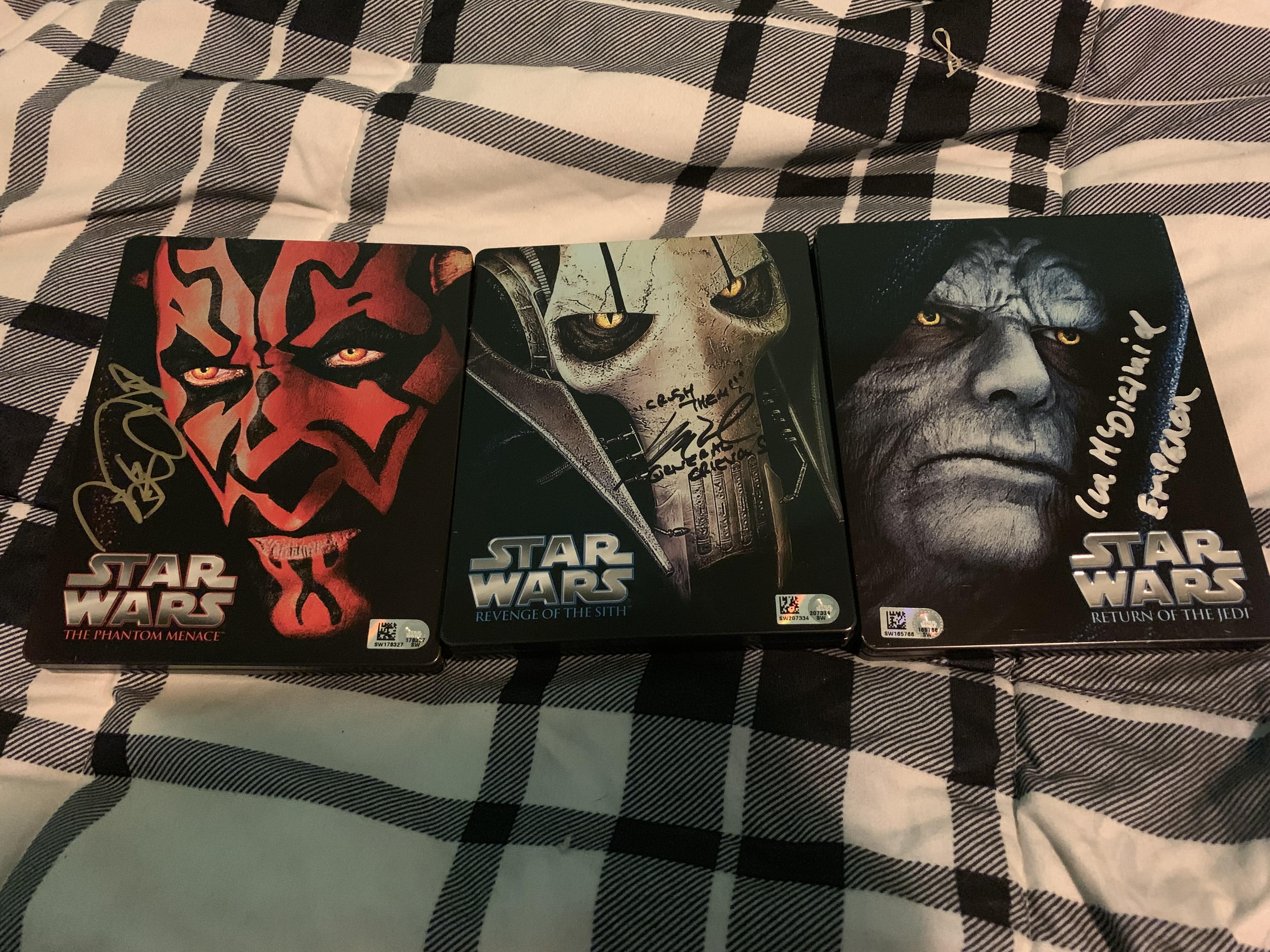 My autographs from Star Wars Celebration! r/Steelbooks