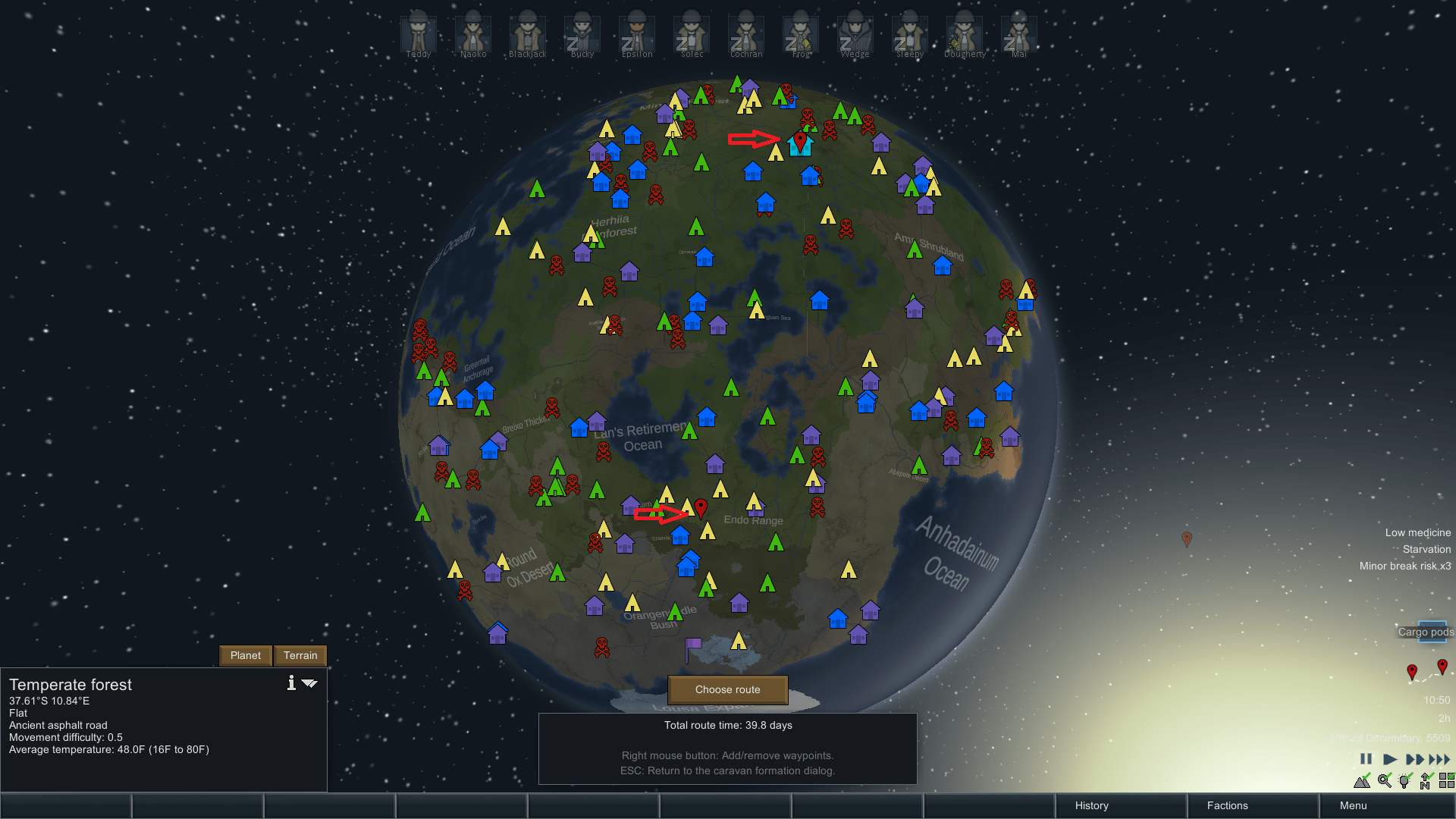 Anyone attempt long distance caravans? I'm moving my entire colony. I found an ideal spot closer
