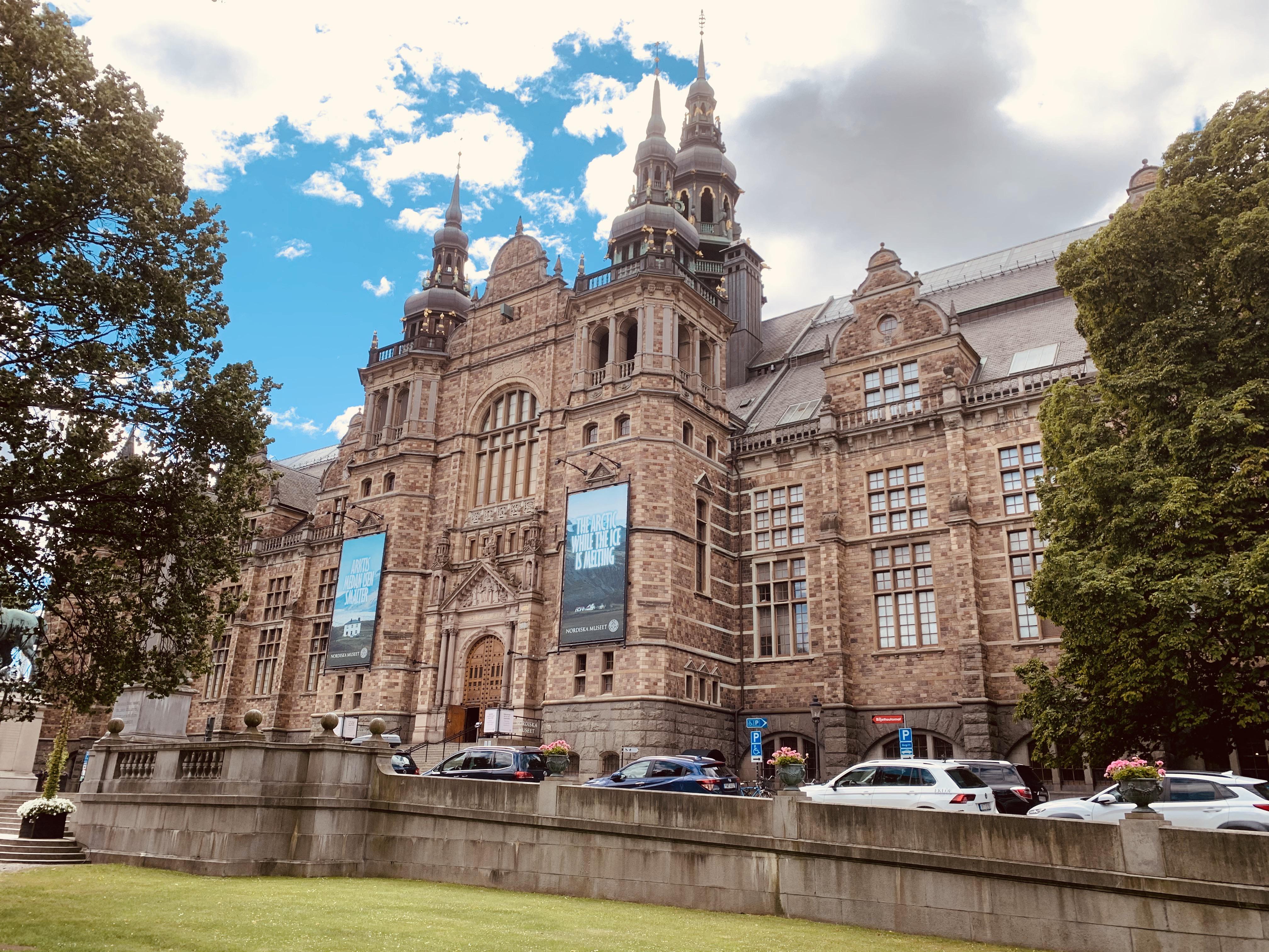 The Nordic Museum building on the island of Djurgården in Stockholm (Sweden) was built between