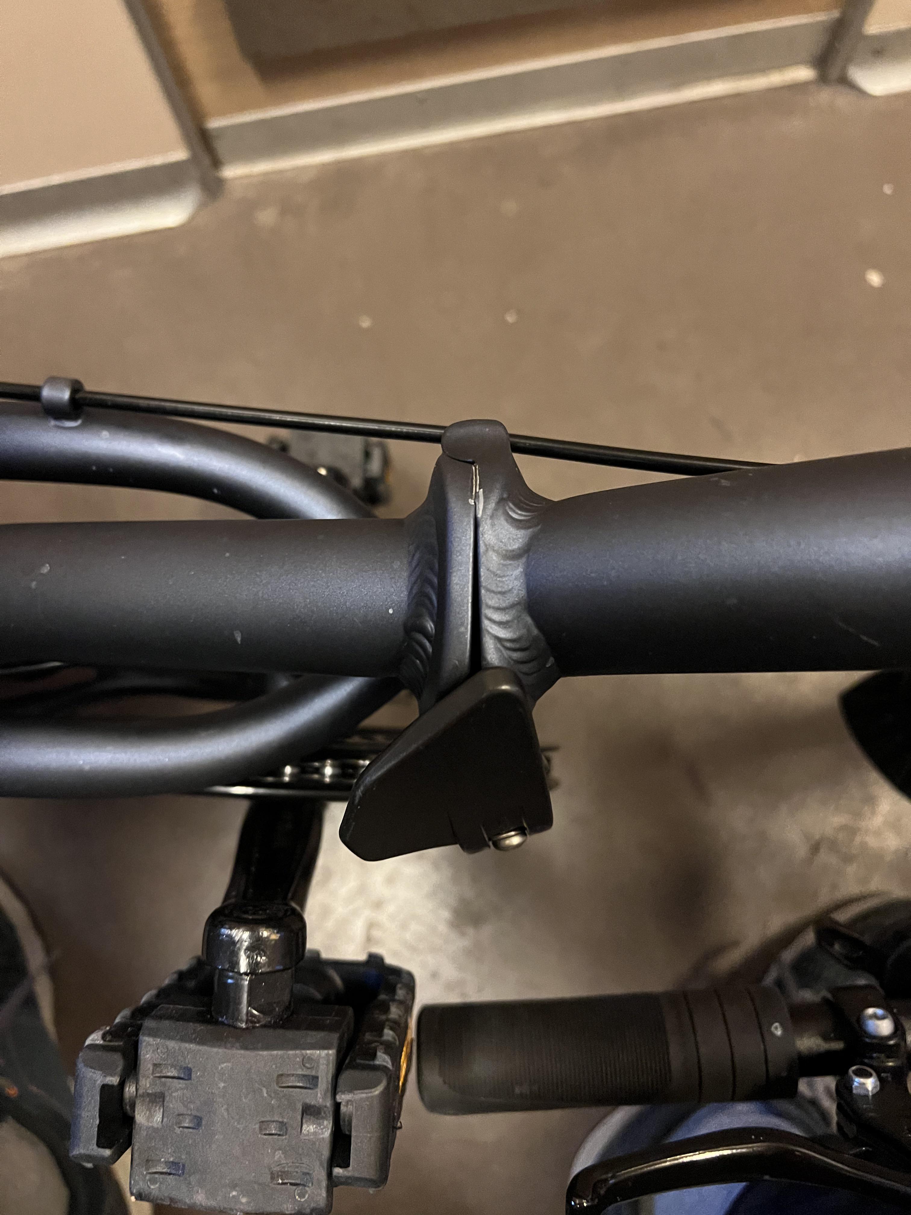 I just get a second hand Btwin tilt 500 bike. And I just noticed that