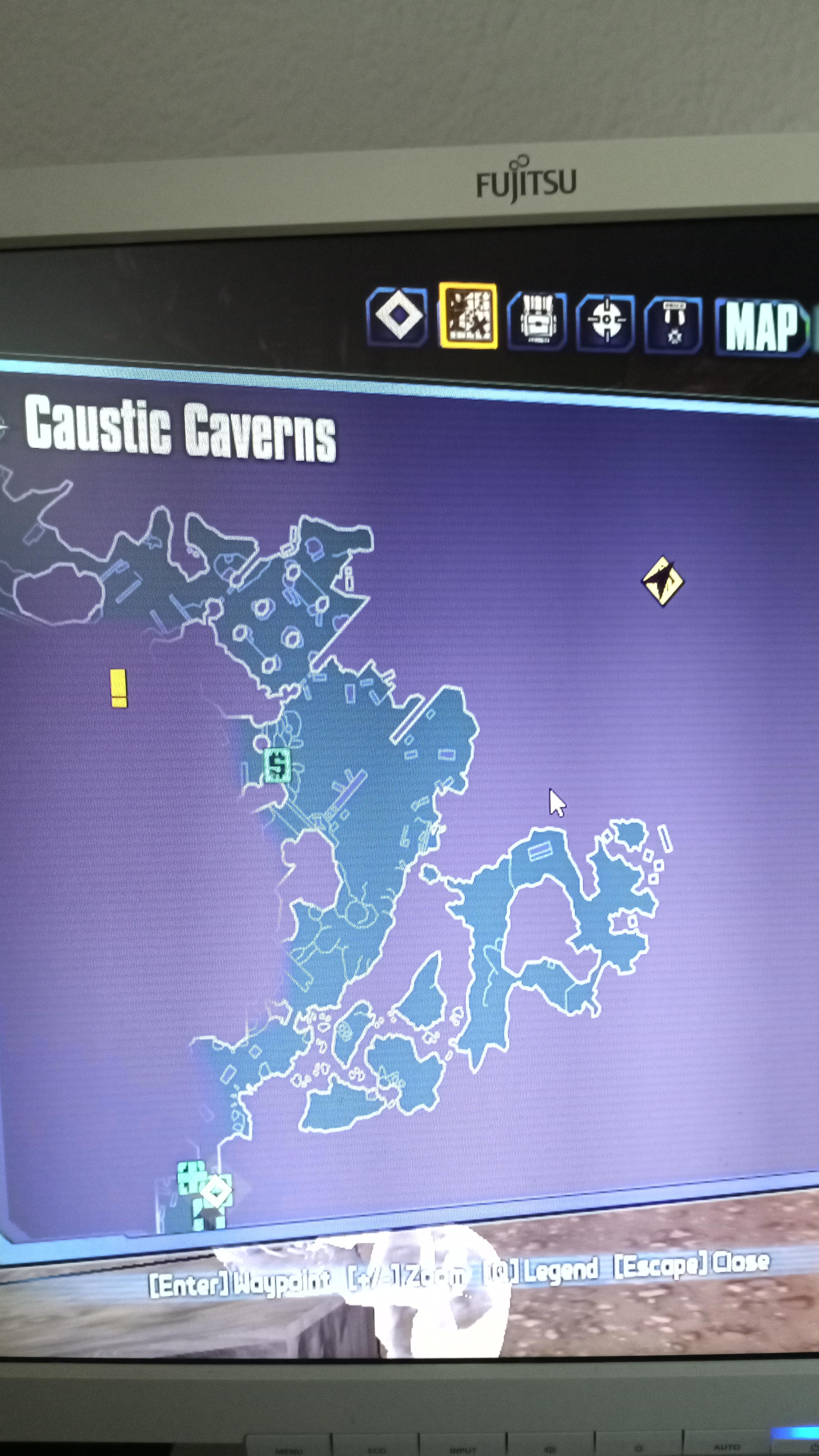 weird island that i found at caustic caverns r/Borderlands2