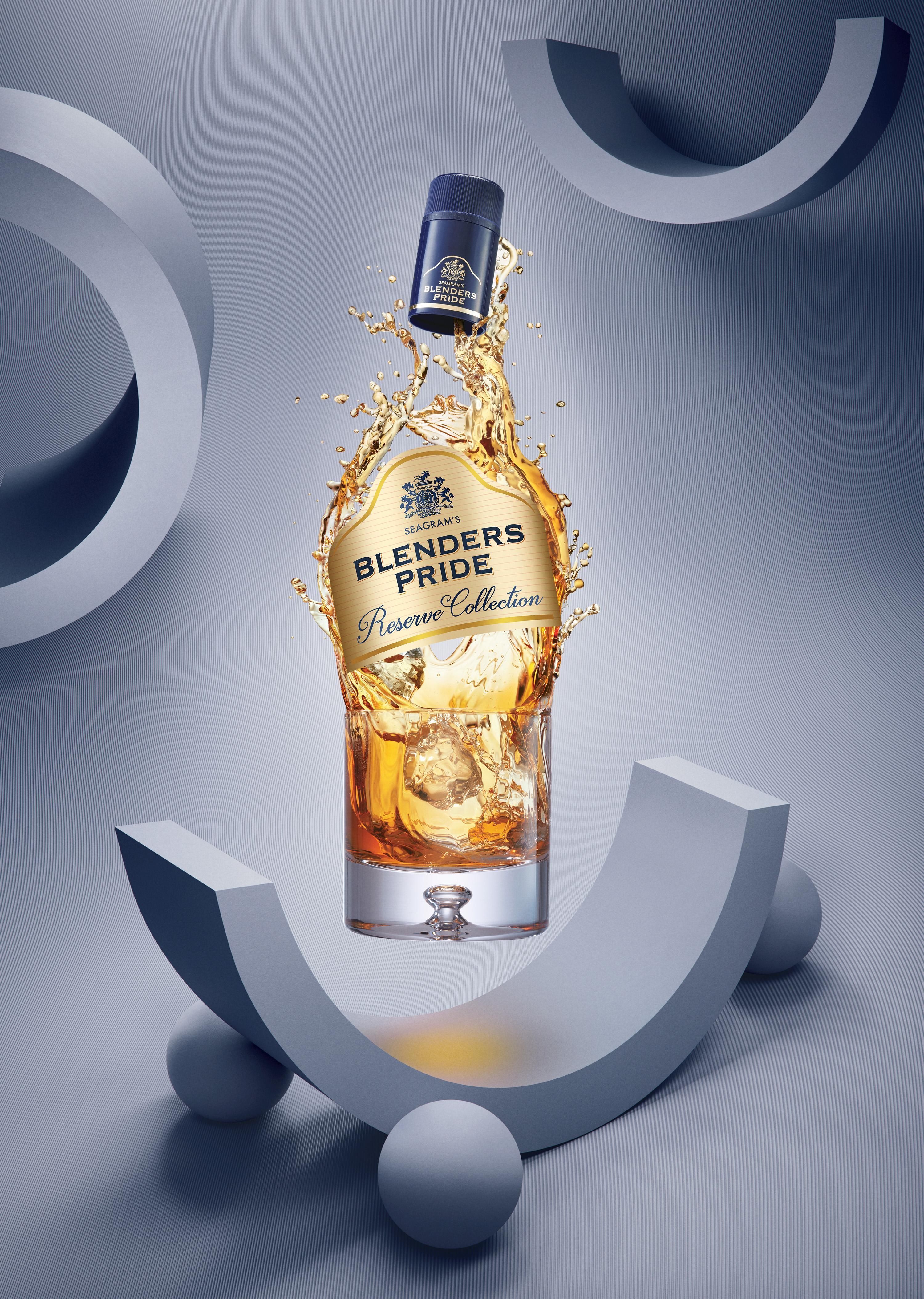 Blenders Pride ad retouching by Amar Kakad, CGI by Kalpesh Patil r