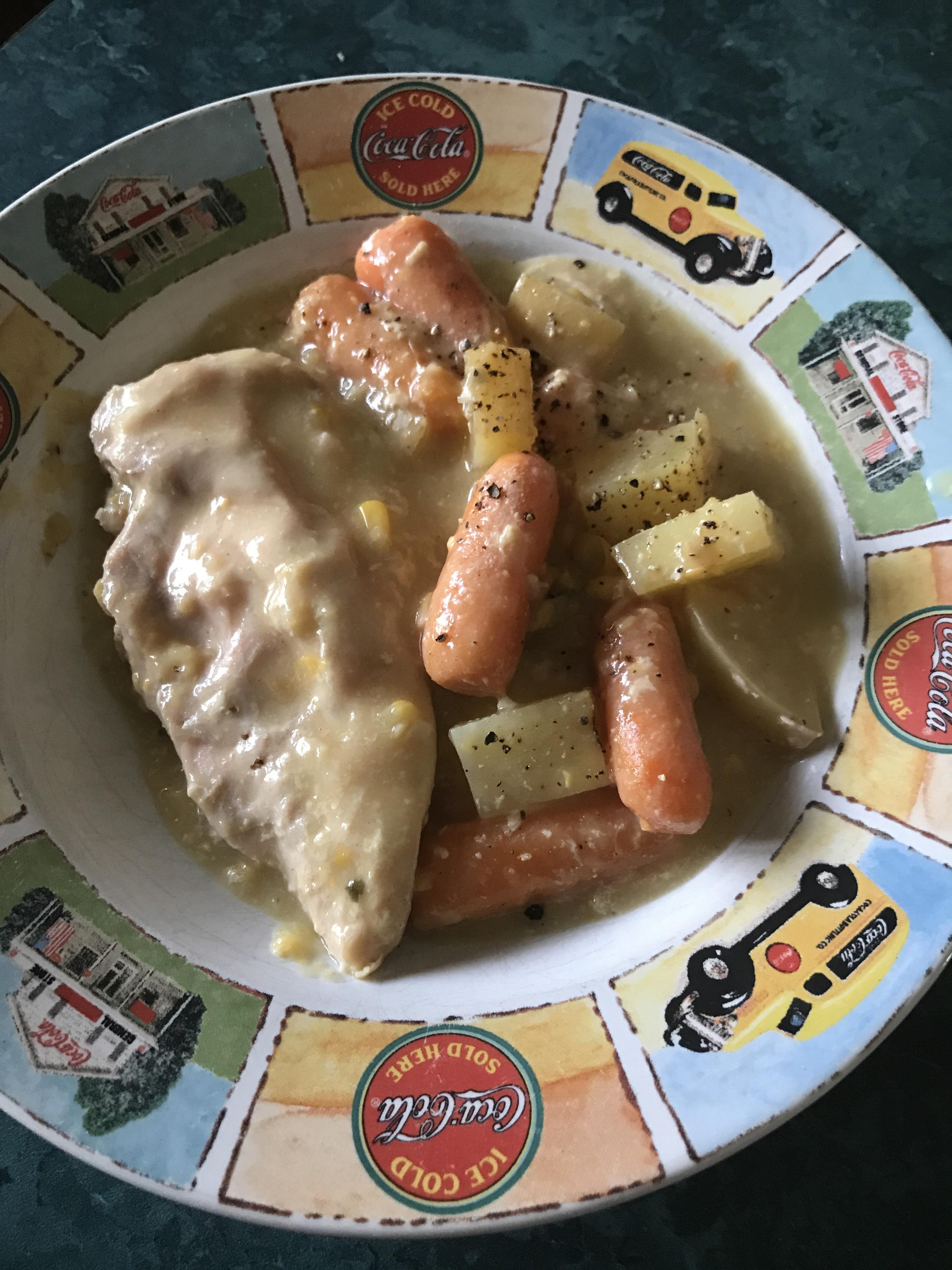 It’s not fancy but by far my favourite/easiest crock pot meal! 7