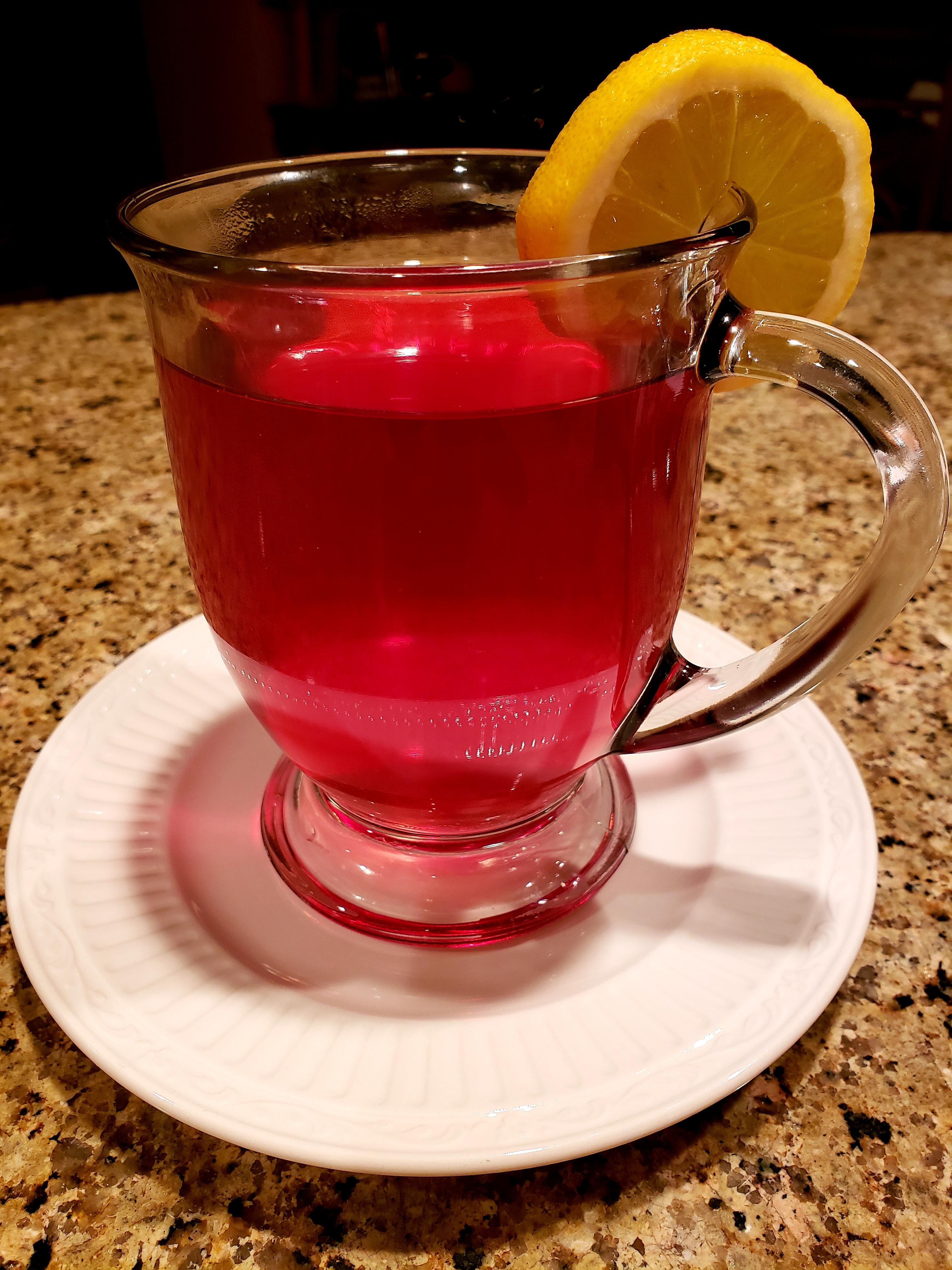 Whomever the Lipton Berry Hibiscus tea, cheers to you