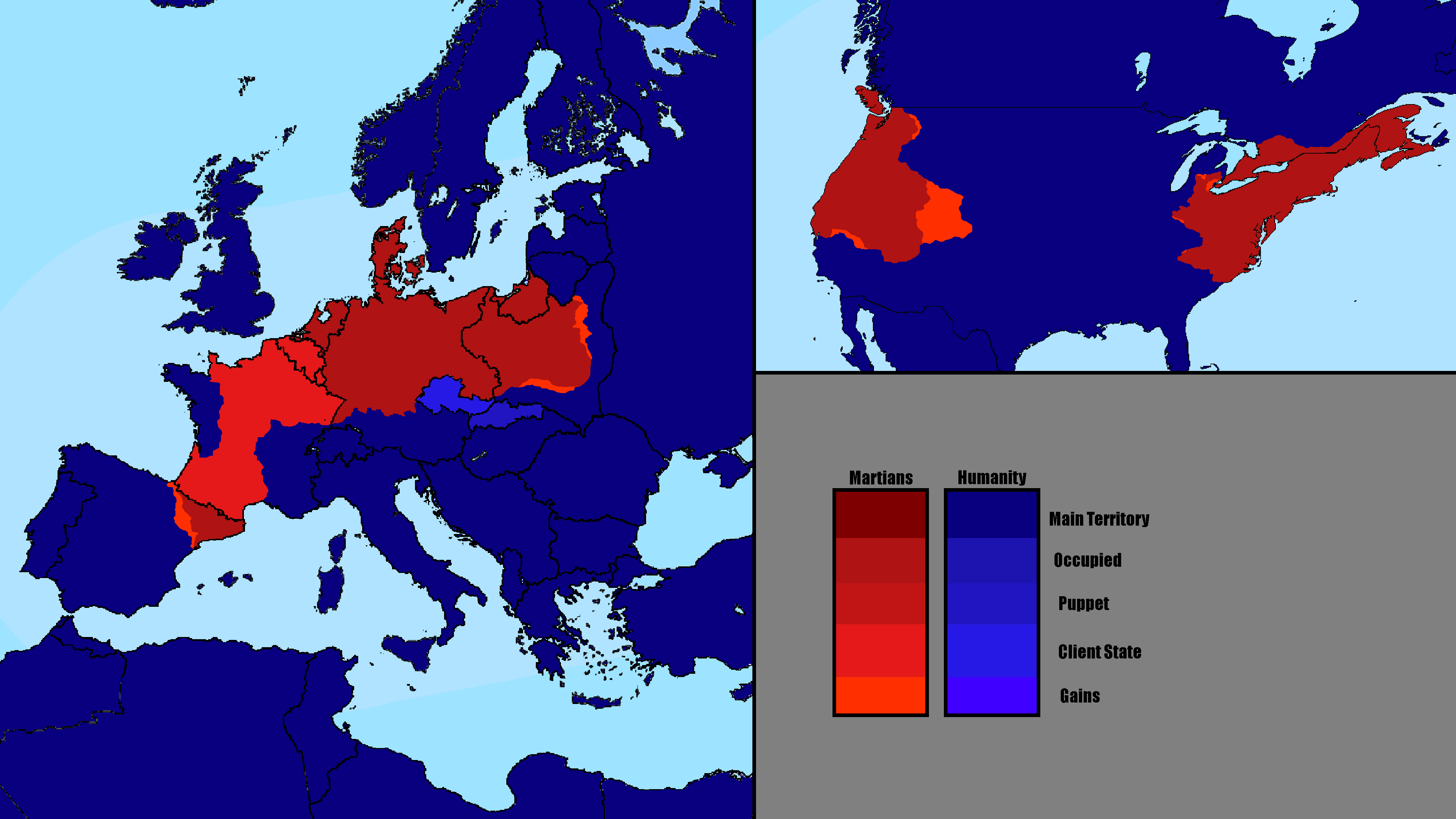 March 12th, 1940, the Great Martian War. The Martians have invaded into