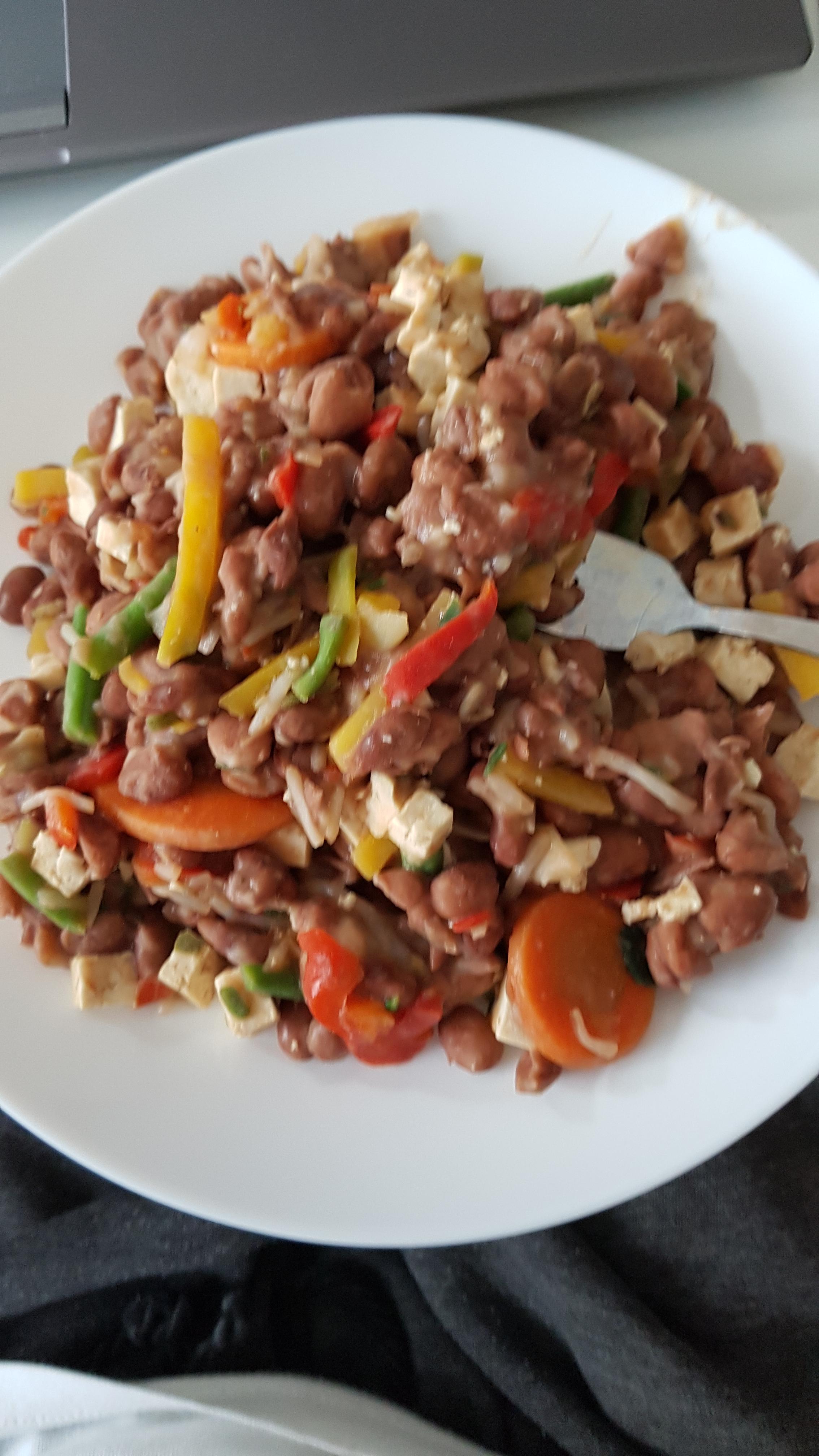 Beanmush because I overcooked the beans r/ShittyVeganFoodPorn