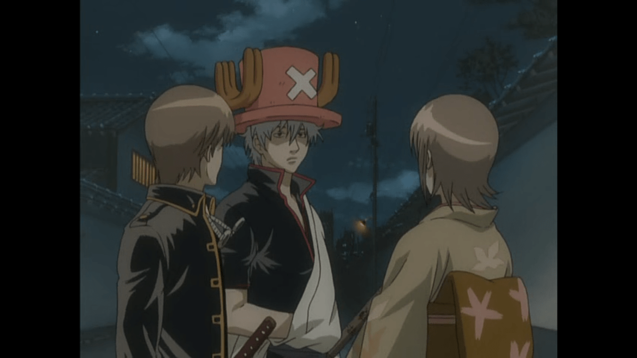 Okay, Gintoki with Chopper hat made my day. r/OnePiece