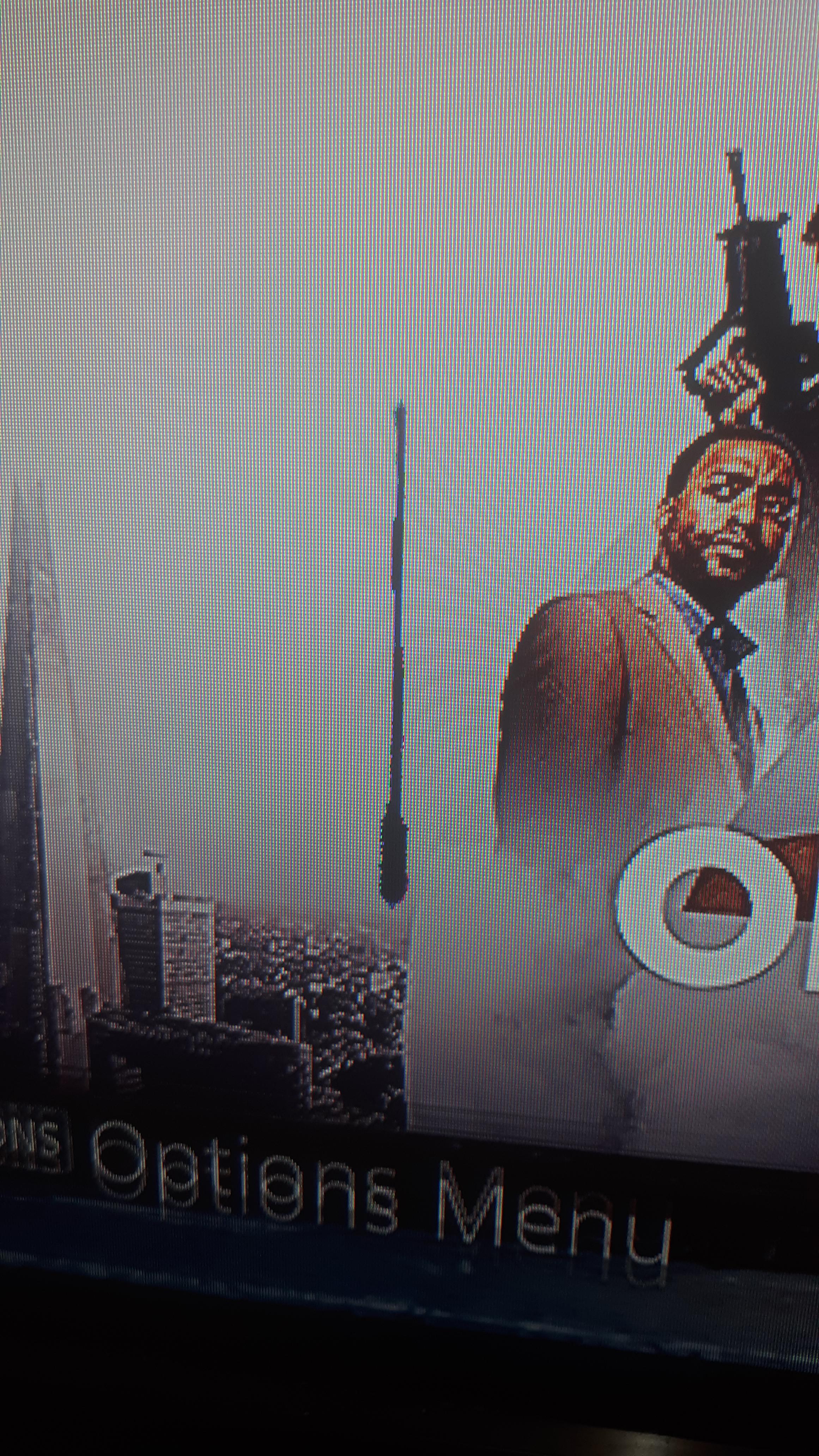 Samsung LN40D550K1F What is this black line? Getting worse and it looks