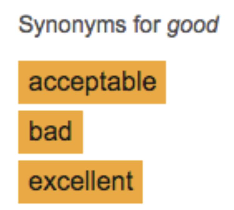 Thanks thesaurus very cool r/onejob