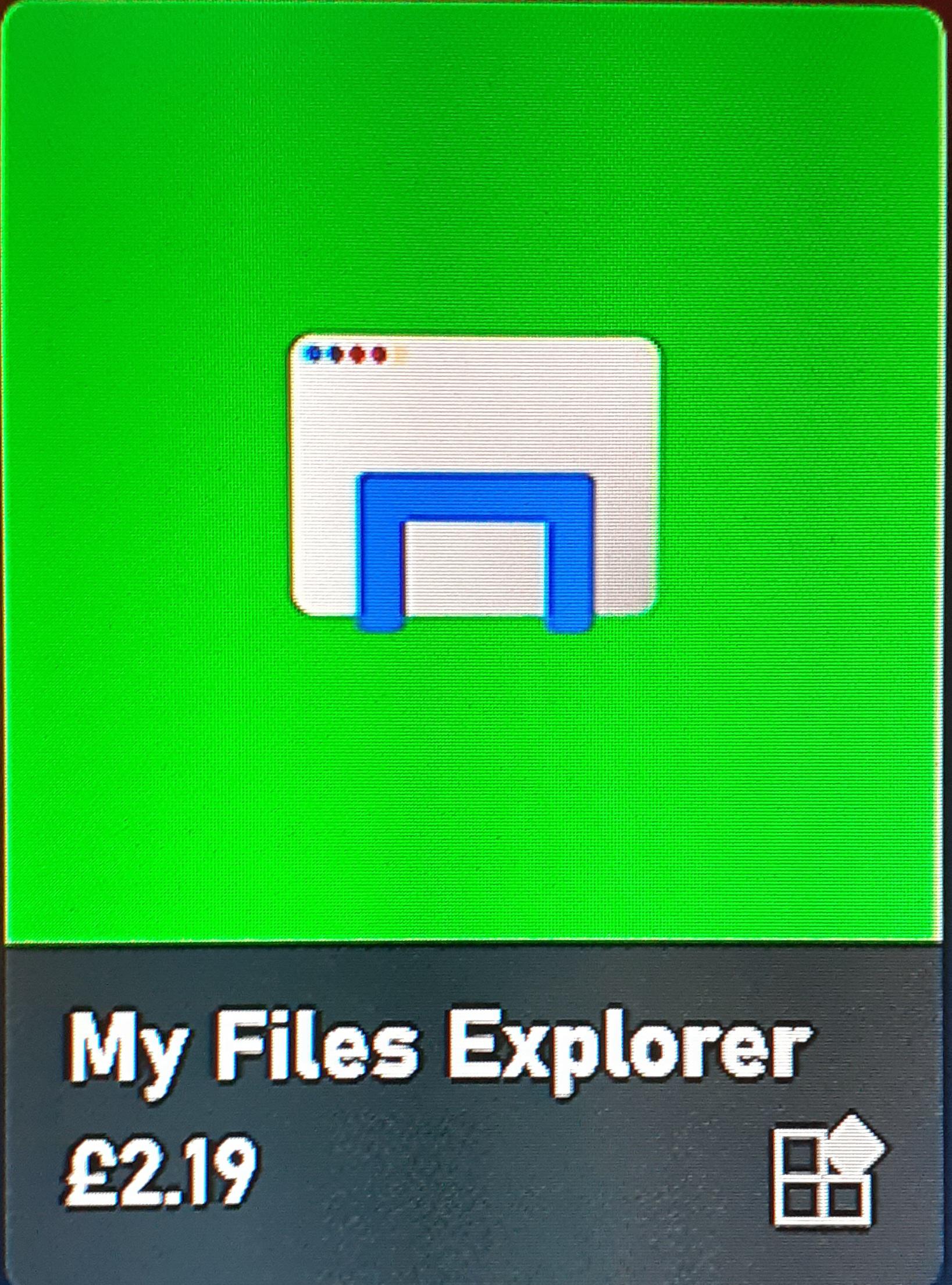 Xbox removed file explorer and the only file explorer i could use costs