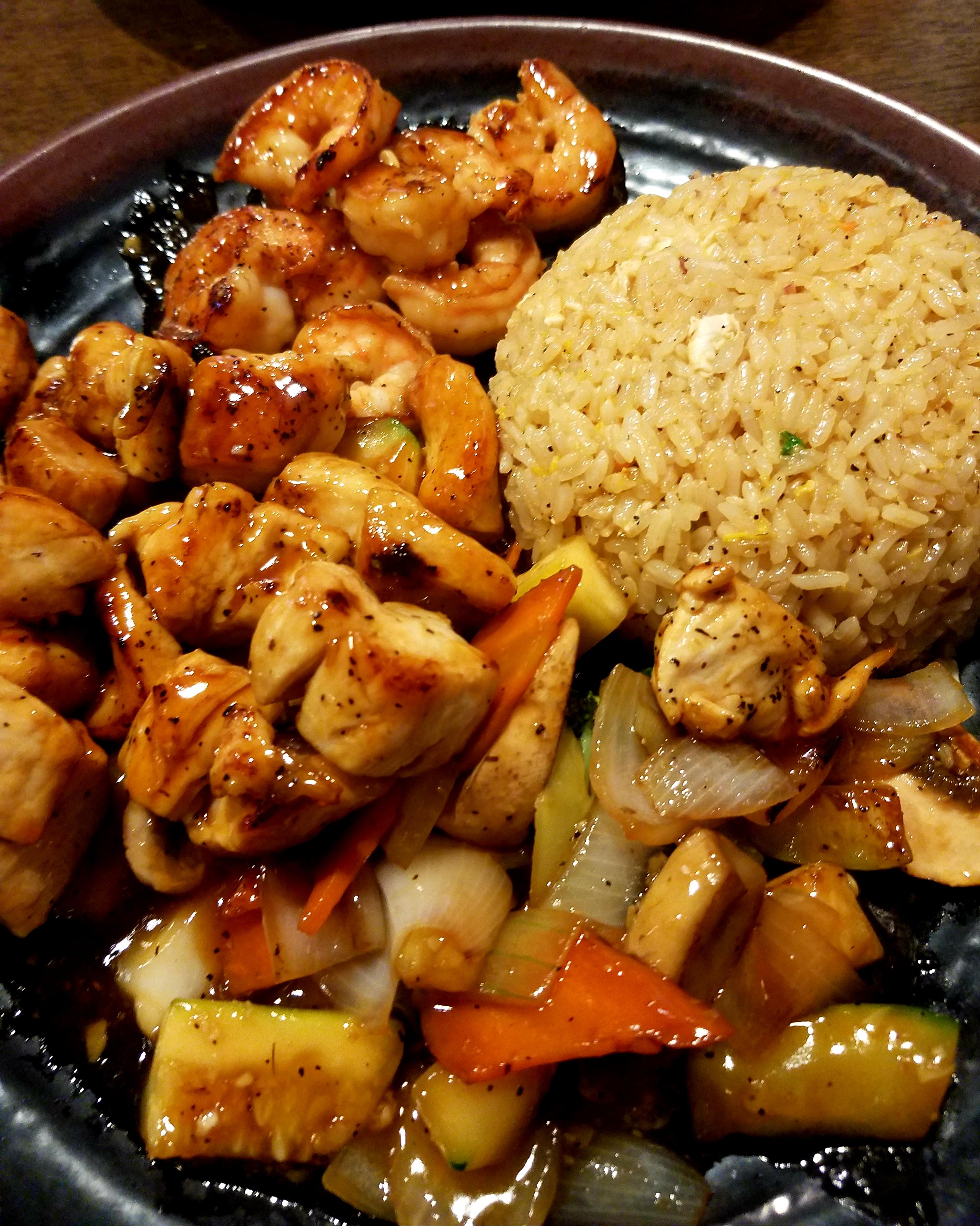 Hibachi Chicken And Shrimp