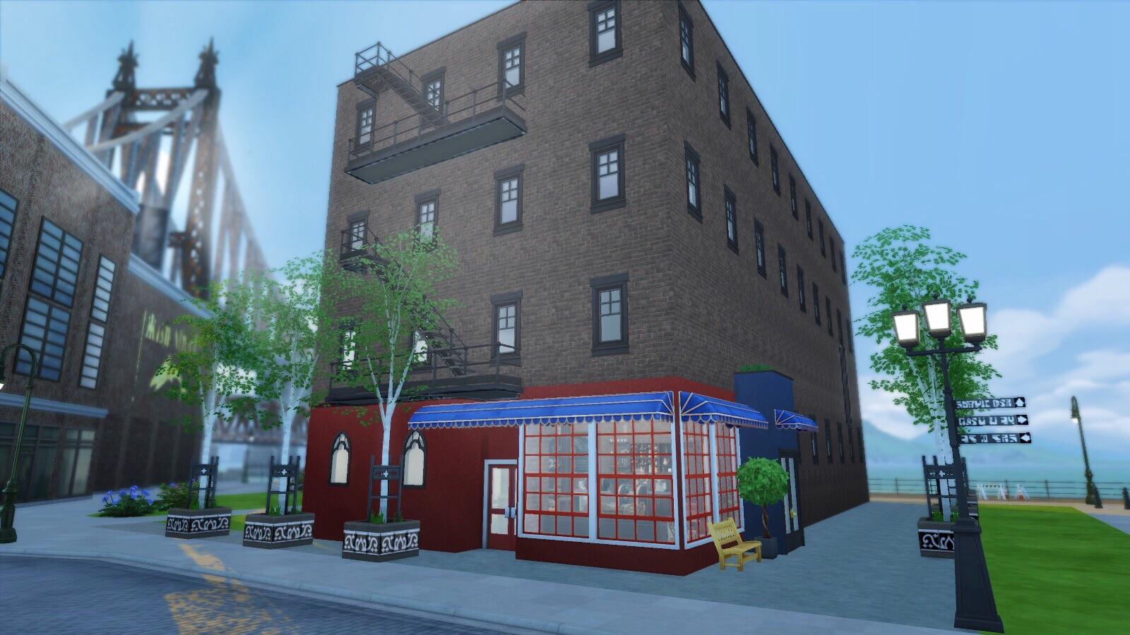 F.R.I.E.N.D.S apartment!! This includes central perk, & upstairs are