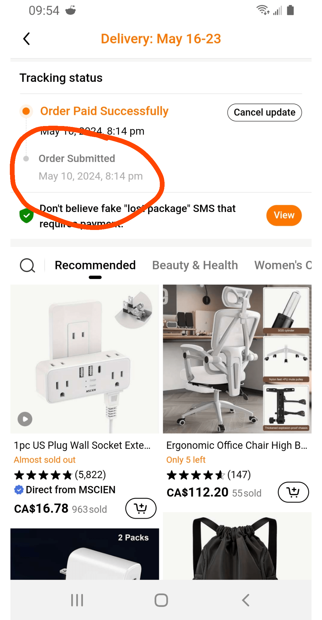 Why isnt my order submitted, I have already paid since last night? r/TemuNewUsersASAp