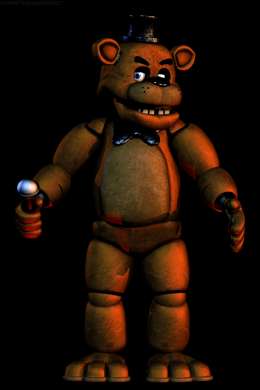 FNaF UCN Freddy Fazbear Full Body Render r/fivenightsatfreddys