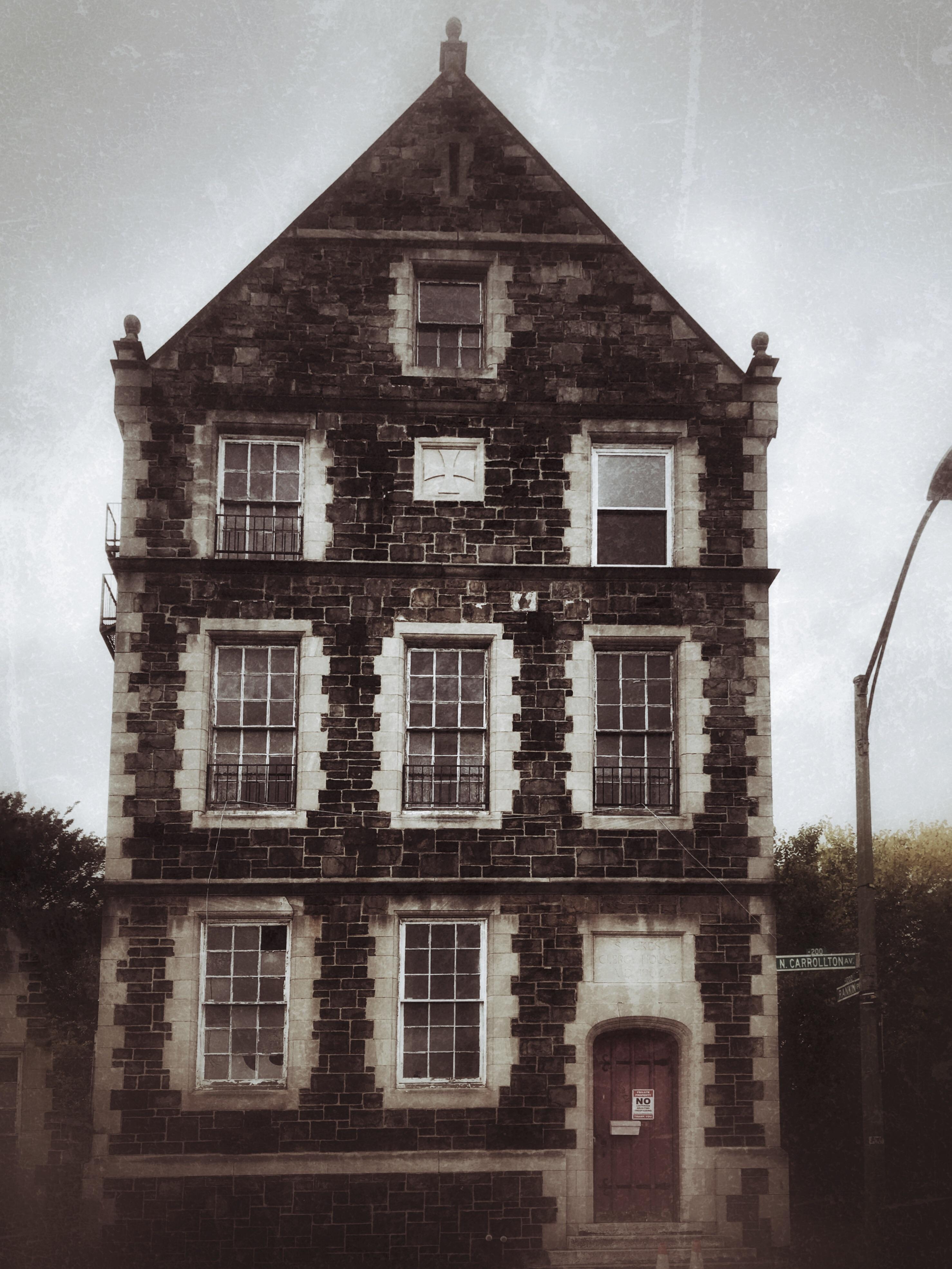 St. Luke's Clergy House, Carrollton Ave. 1904 r/baltimore