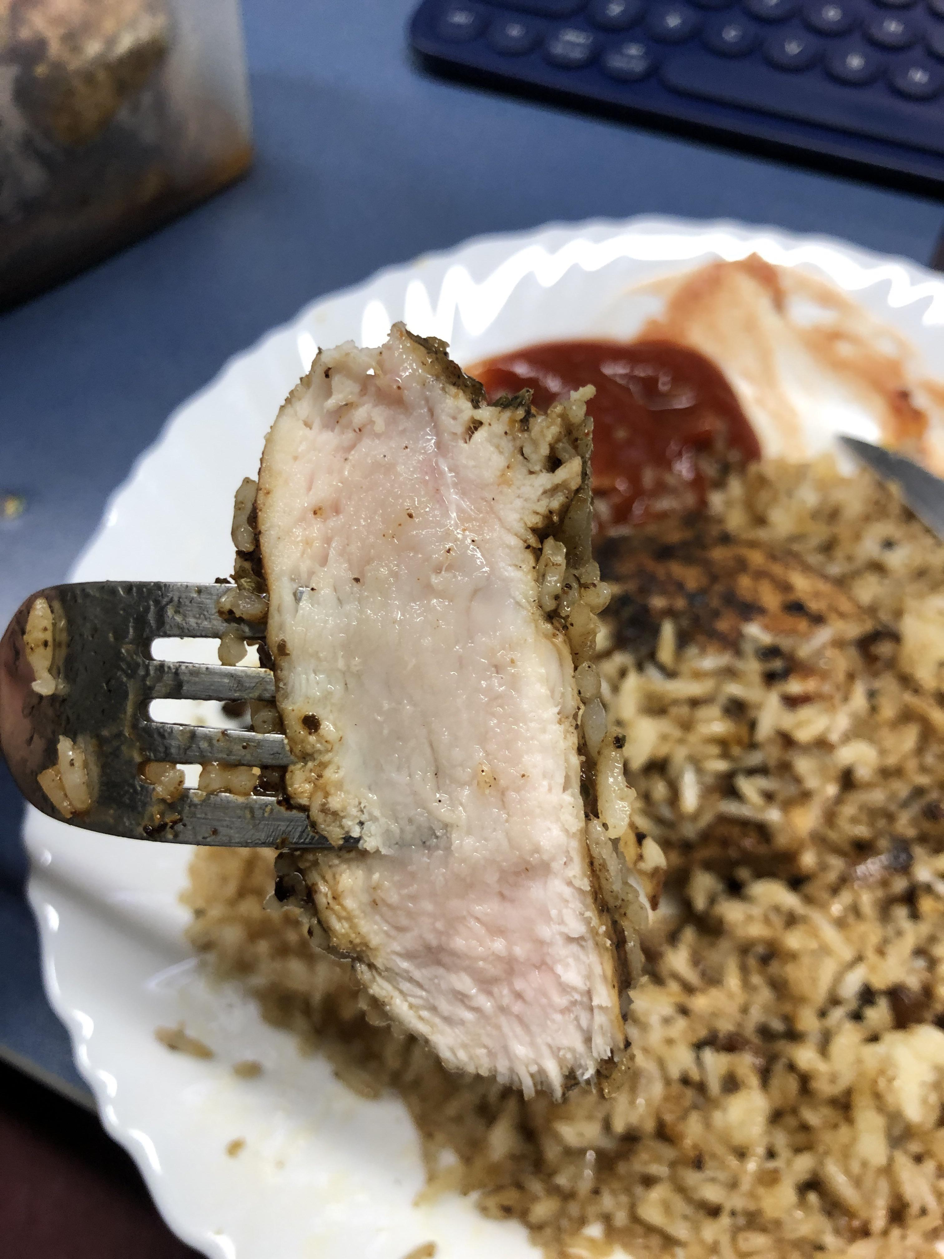 Is this too undercooked? Or is it ok? I don’t like when chicken is too