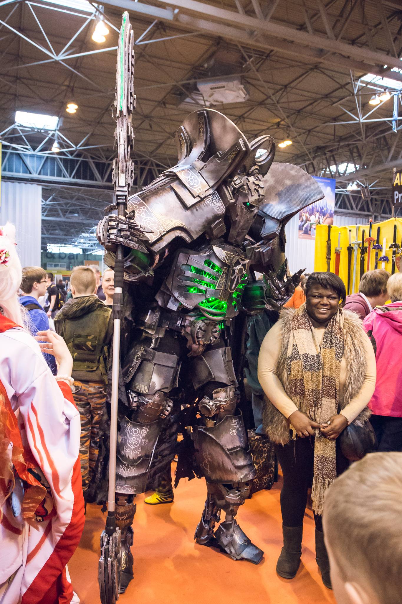 Necron cosplay. Pretty sick. Warhammer40k