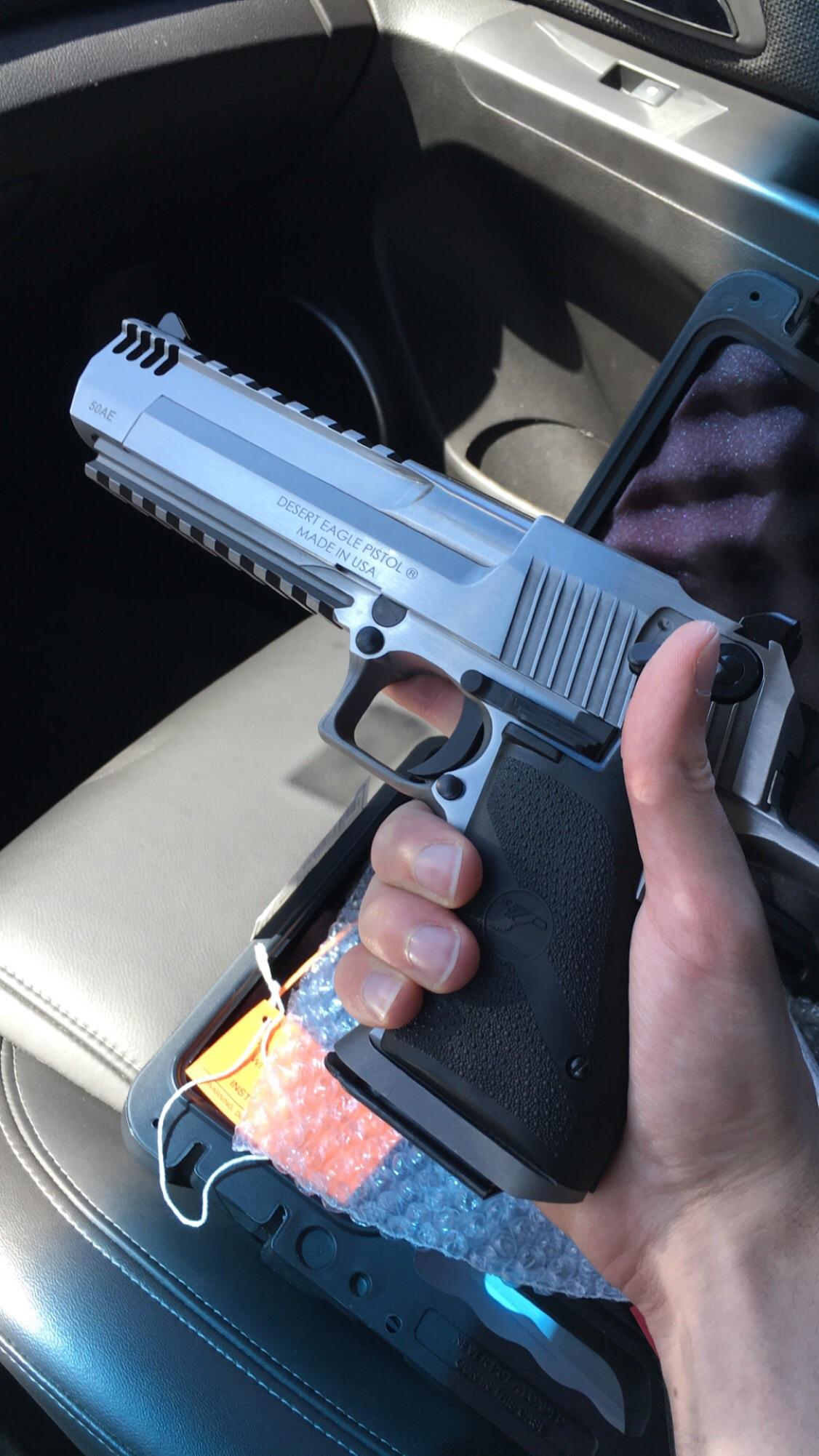 Desert Eagle .50AE Stainless Steel r/guns