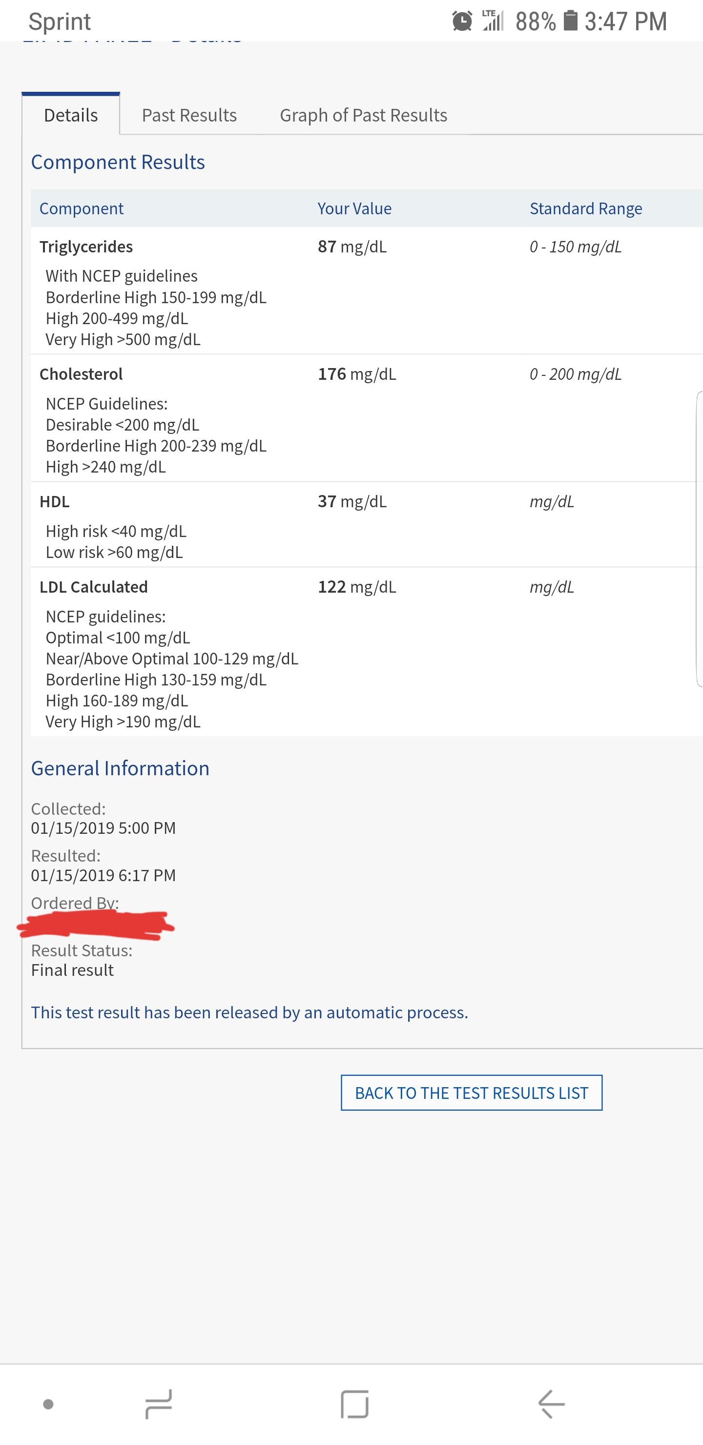 Blood test results, dr says I need to watch my diet because of borderline high cholesterol