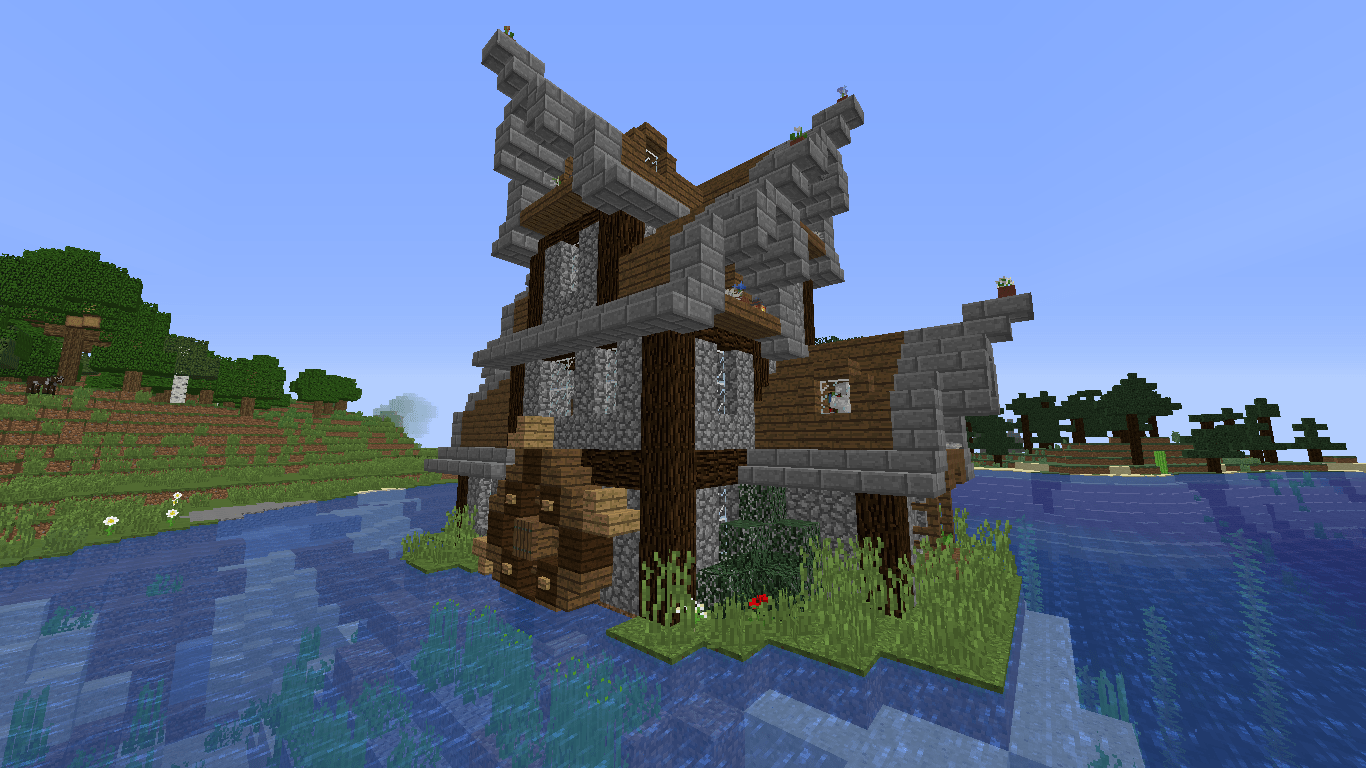 What do you think about the house and the water wheel that I built