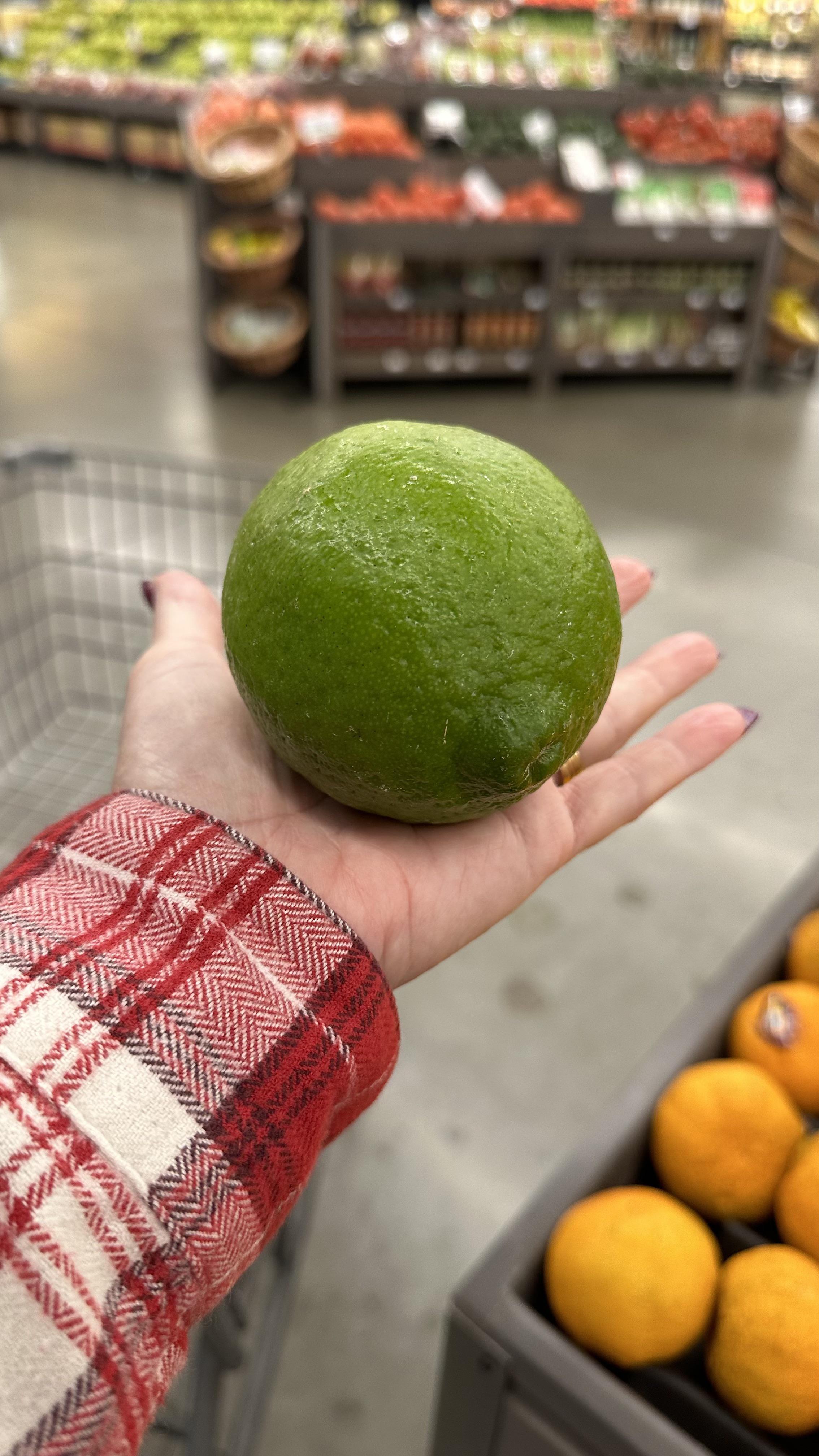 Softballsized lime r/fruit