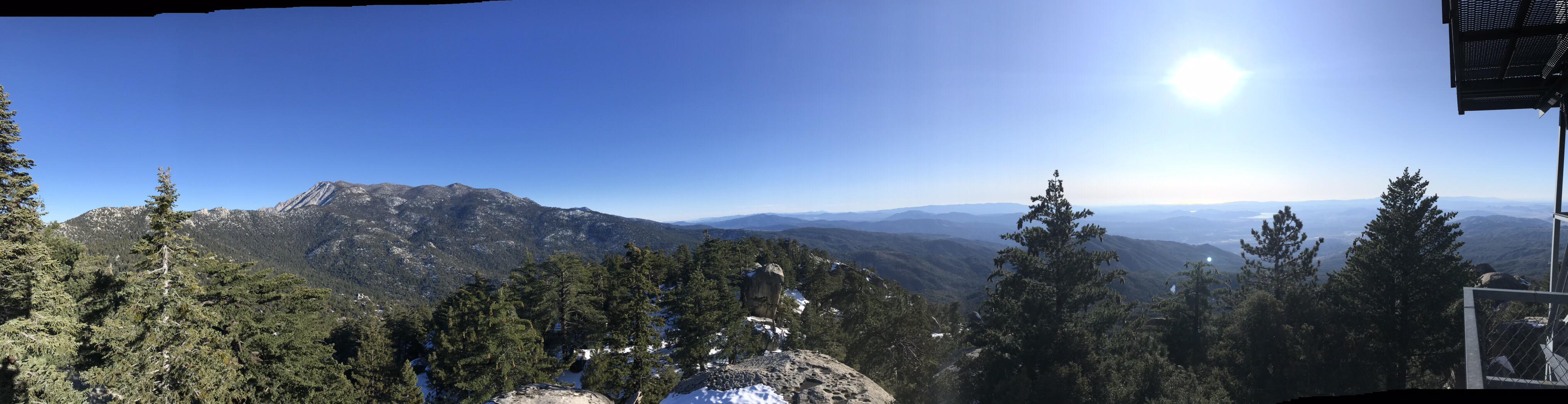Pano from the top of Black Mountain near Idyllwild. Was so fun hiking
