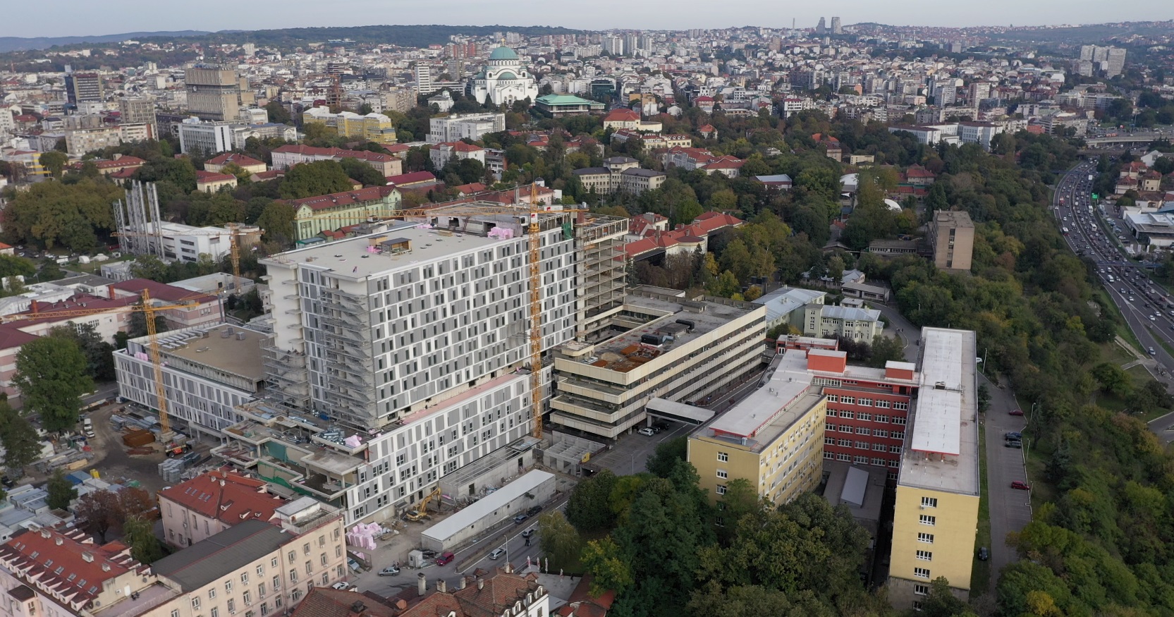 University Clinical Centre in Belgrade is under renovation. With over