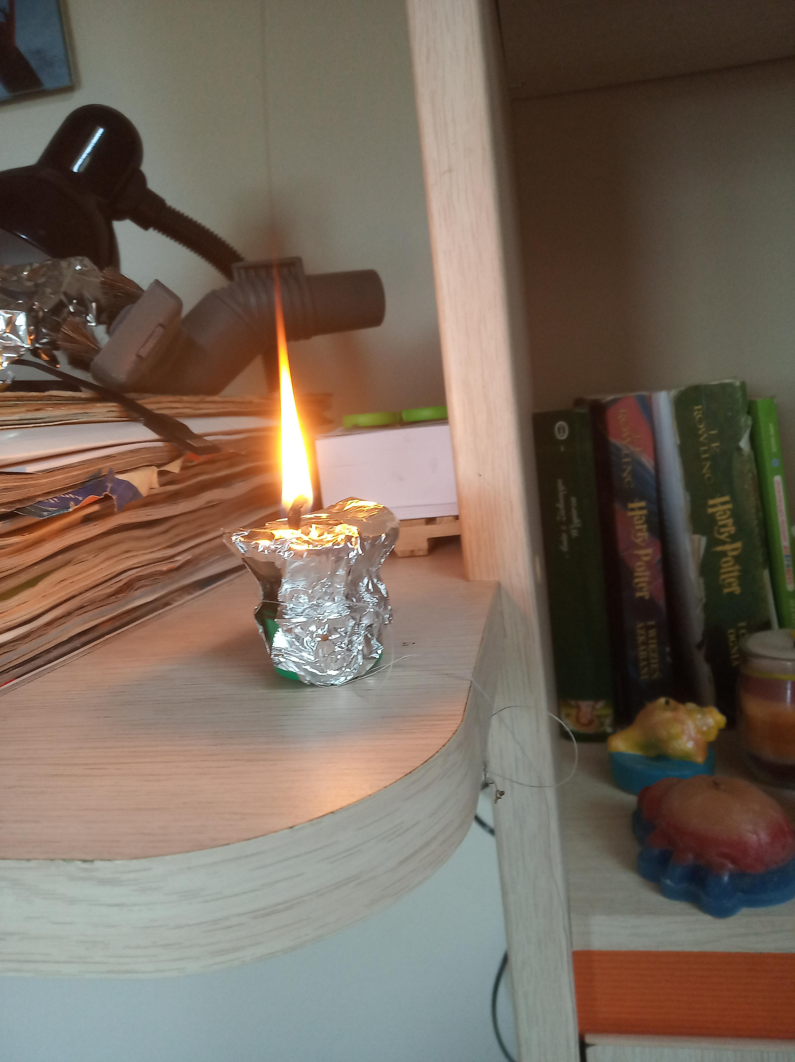 DIY vegetable oil candle r/DiWHY