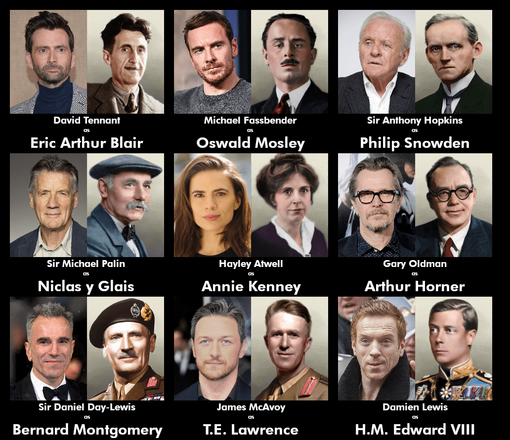 The cast for "Union," the BBC miniseries that chronicles the rise and