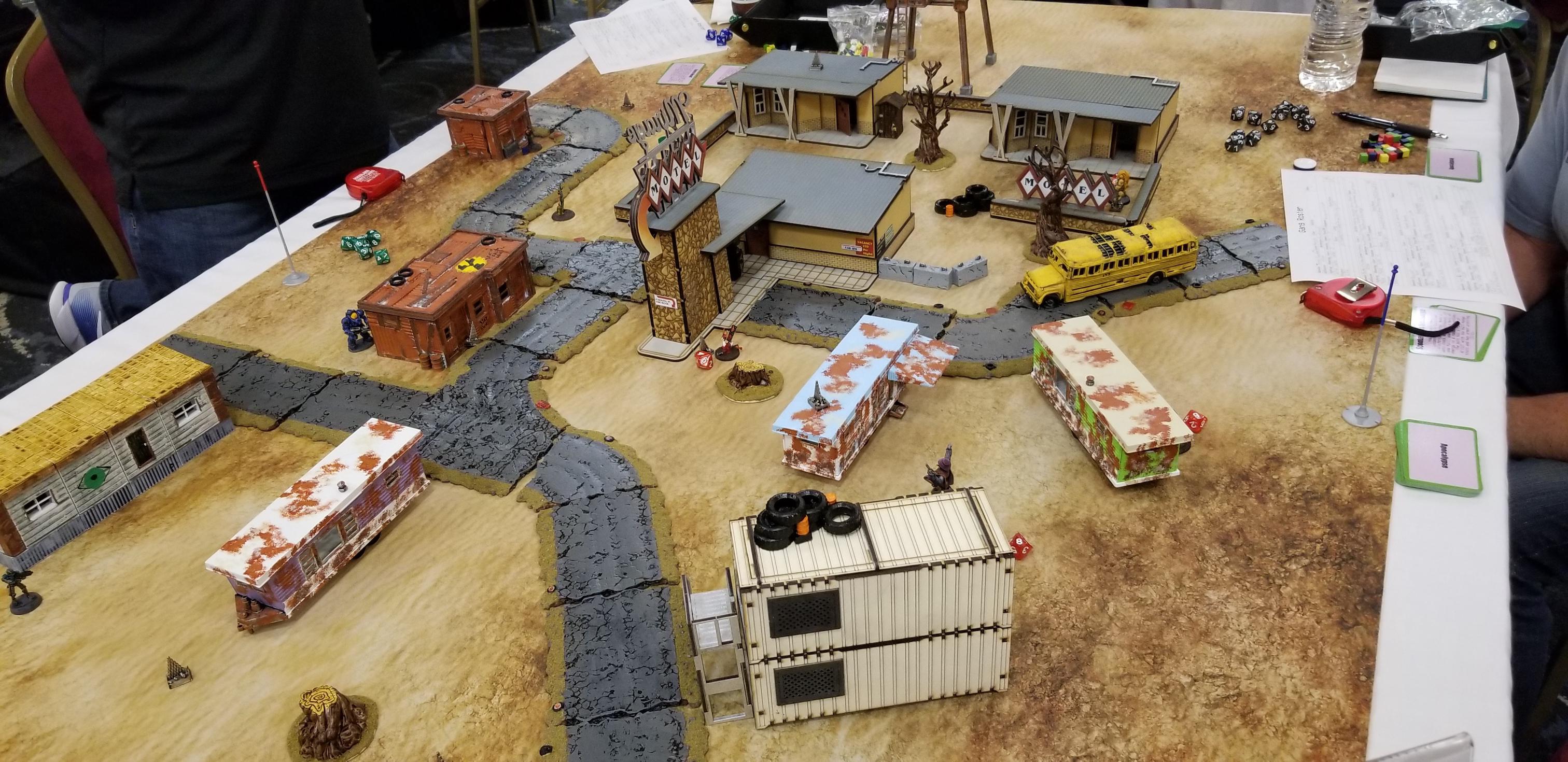 Trailer Park Warlords of the Apocalypse at Siege of Augusta. wargaming