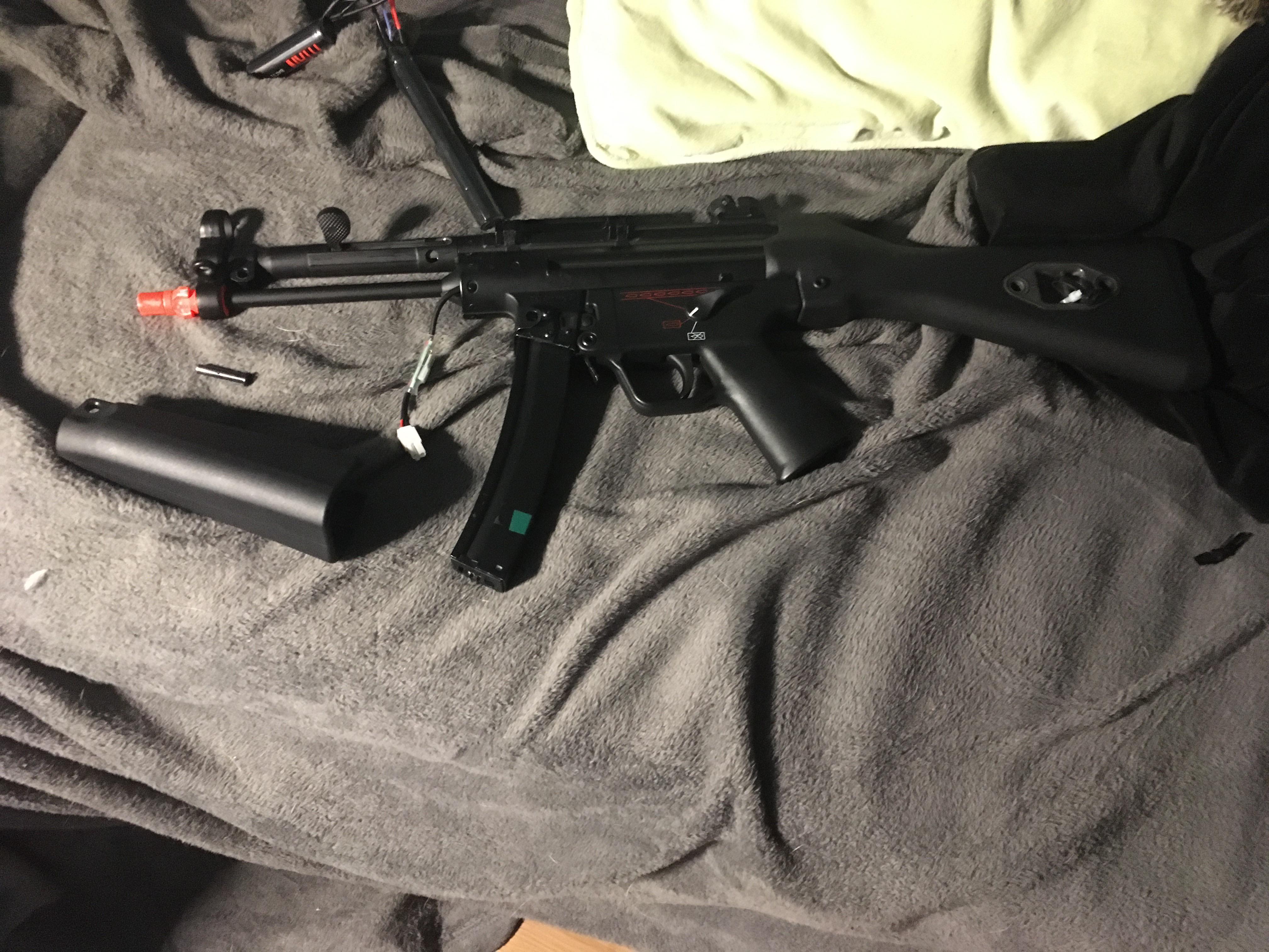 Bow down to my rear wired vfc mp5 A4 rewired to the front in the