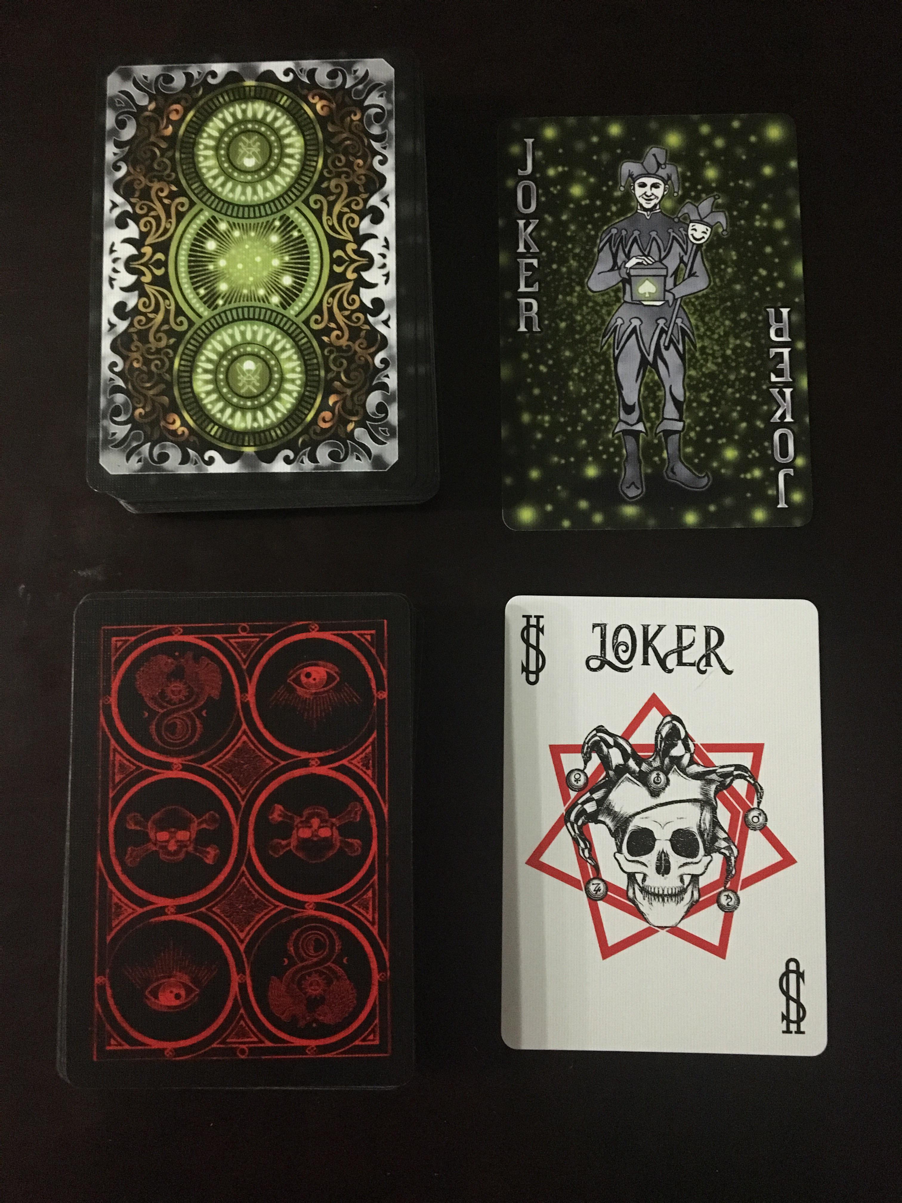 Picked up a couple new decks today to be used exclusively for