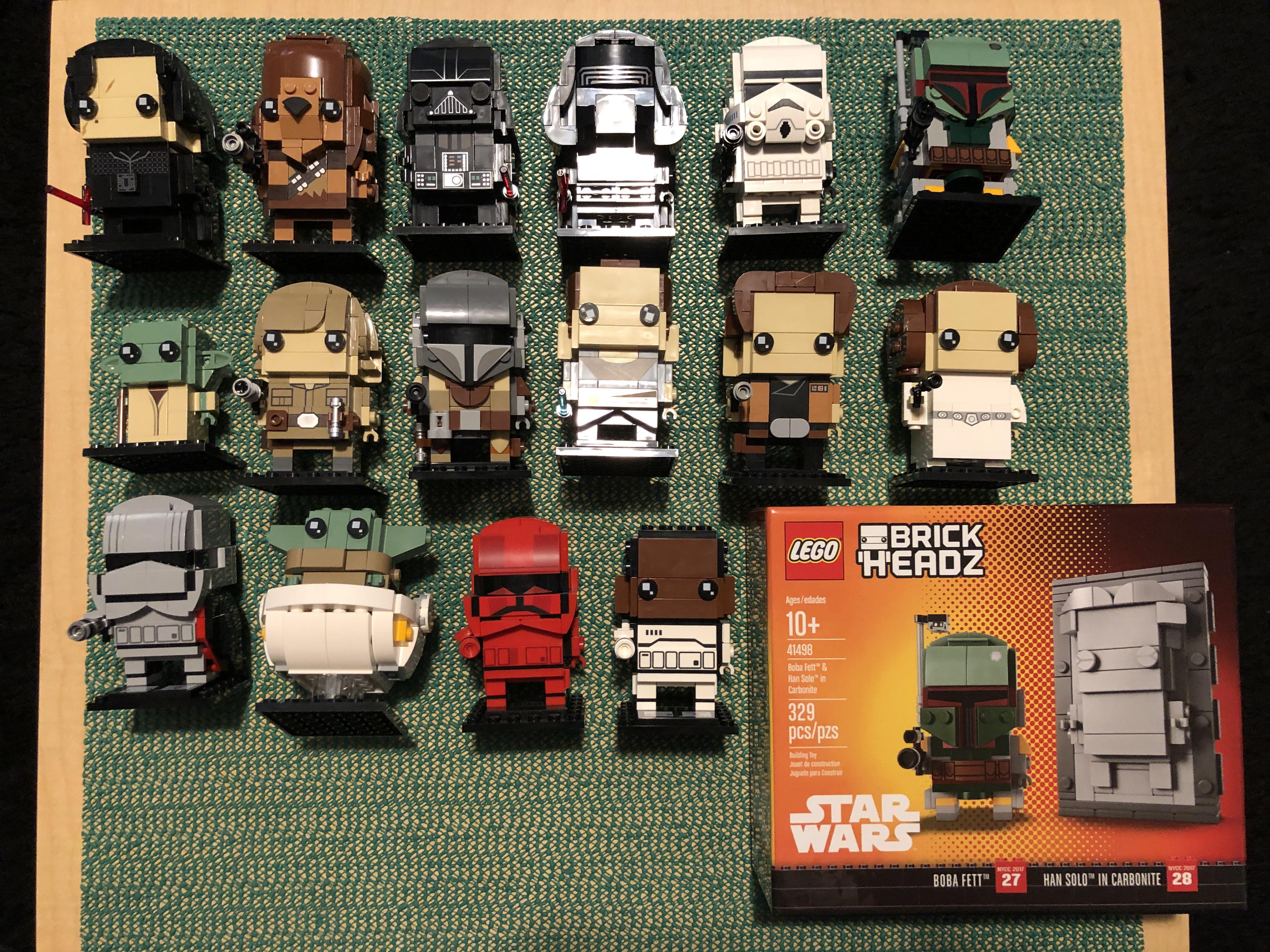 Every Star Wars Brickheadz ever released r/lego