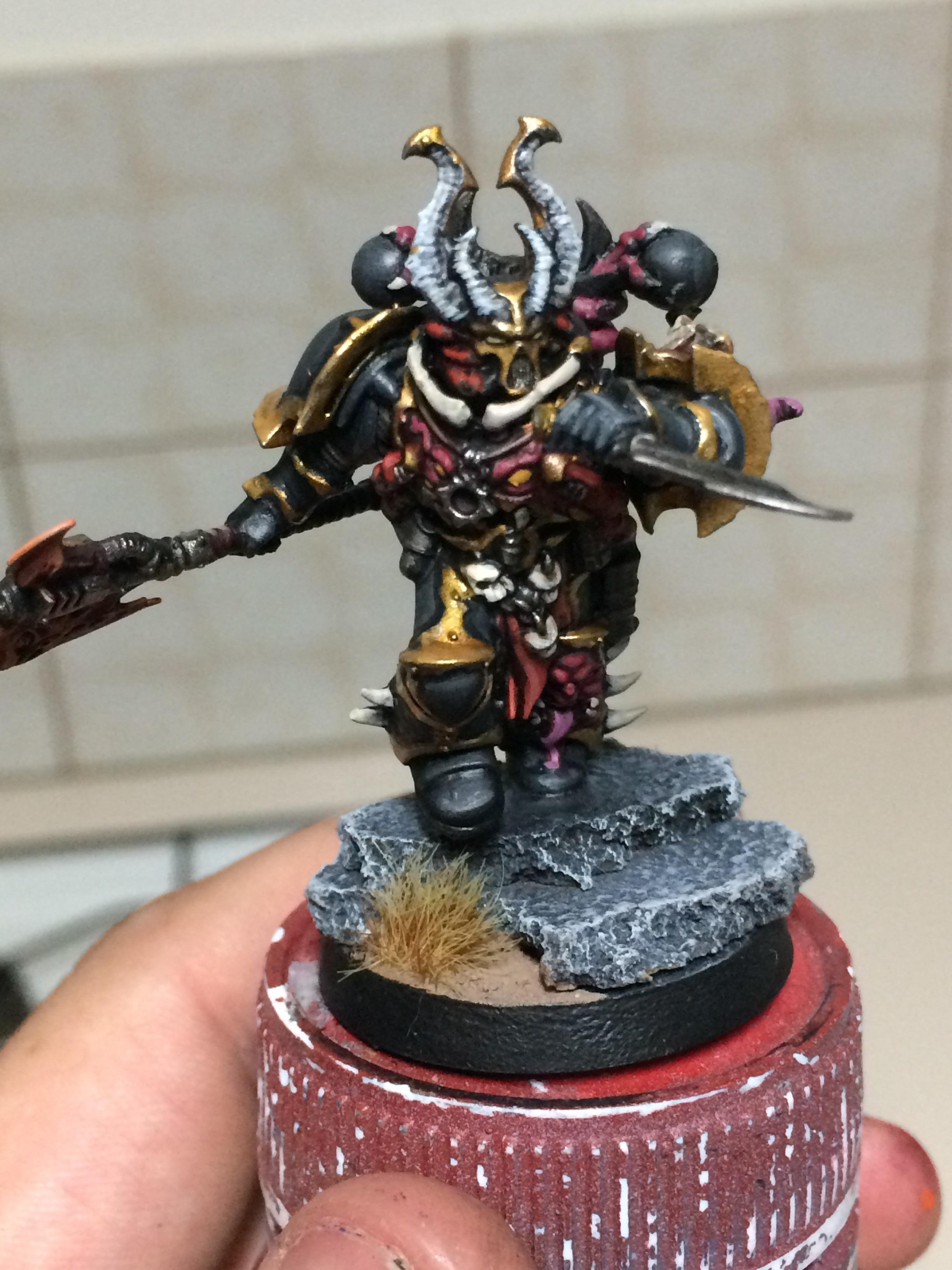 Looking for feedback on my Black Legion Aspiring Champion First time