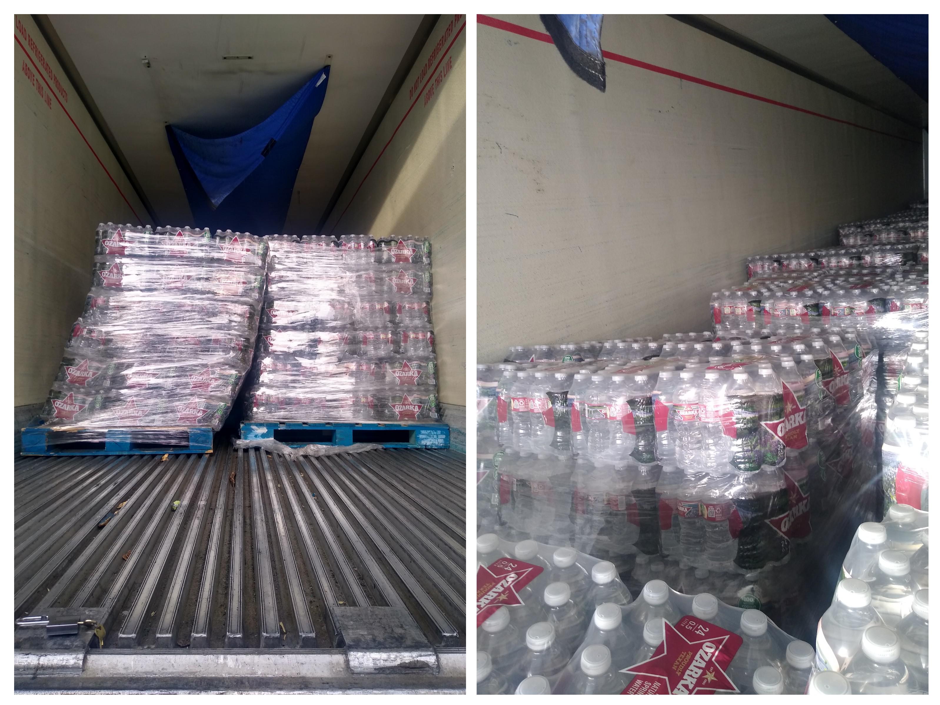 45,000lbs of bullshit, brought to you by Ozarka in Hawkins, TX r