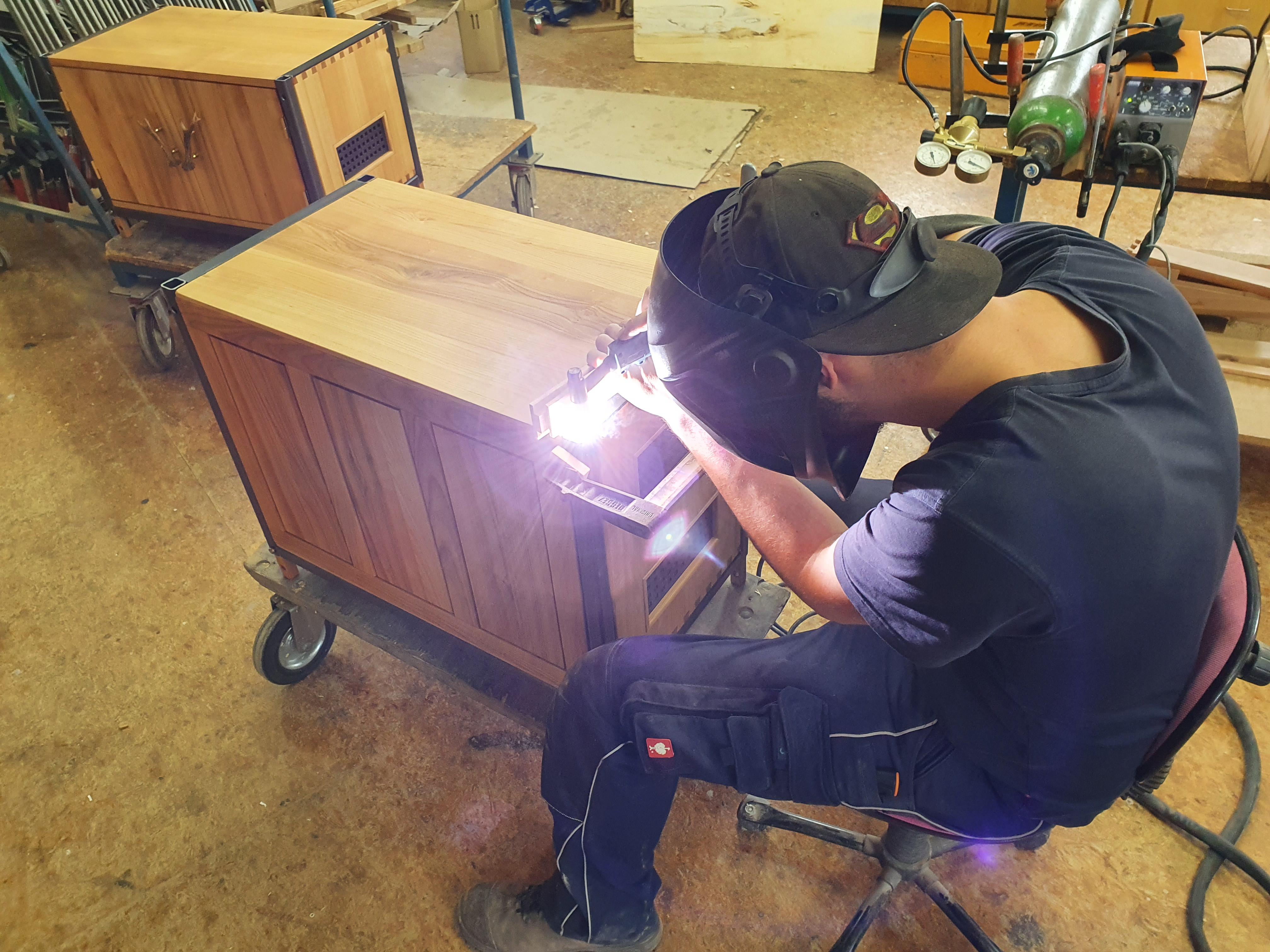 First try of wood welding ;P Welding