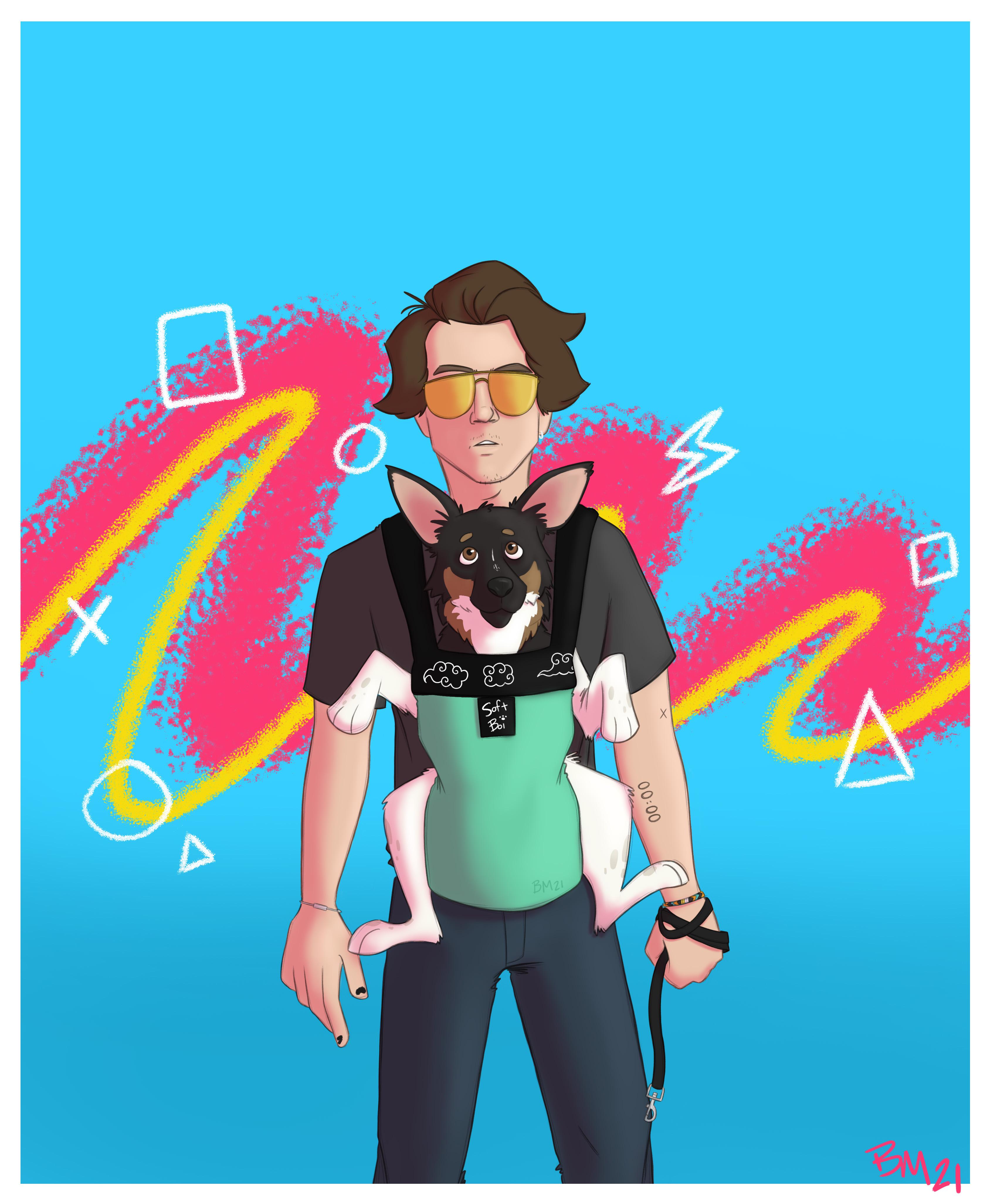 Here's Ethan and Spencer as my first post on Reddit DogDad r