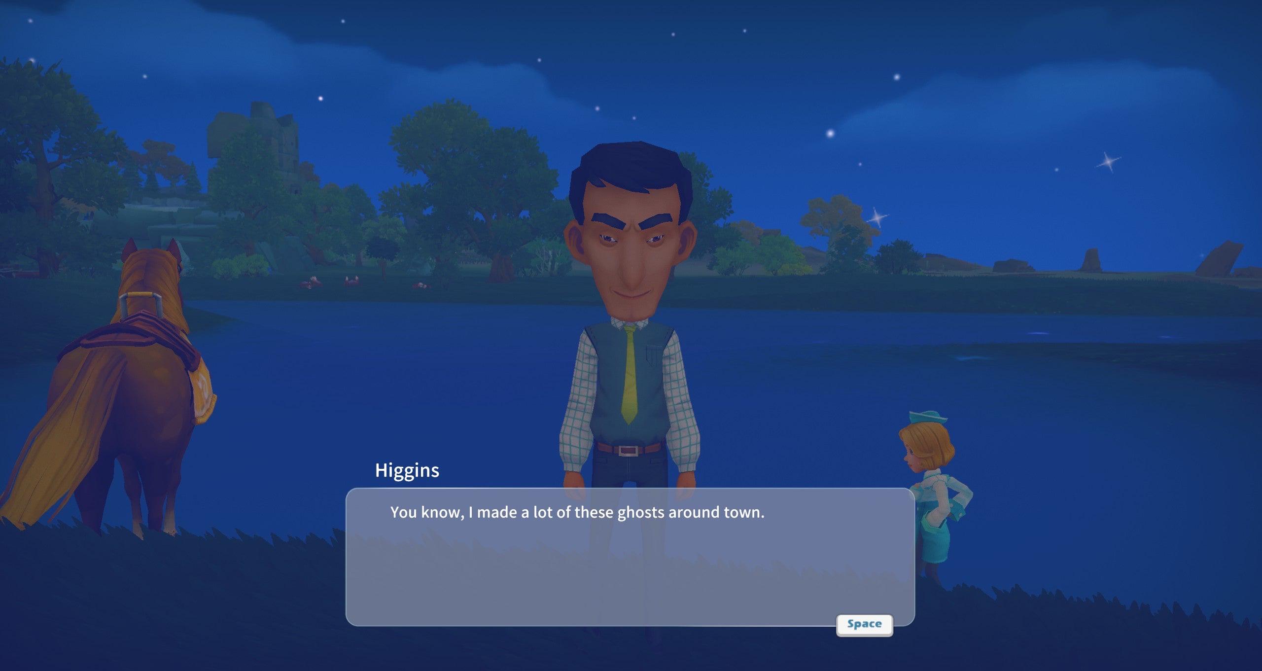 I’m playing a game called Time At Portia and my rival said this to me