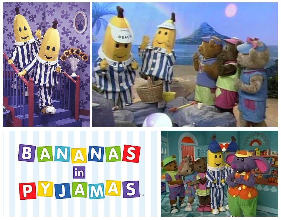 Bananas in Pajamas [19922001] ♪are coming down the stairs, chasing