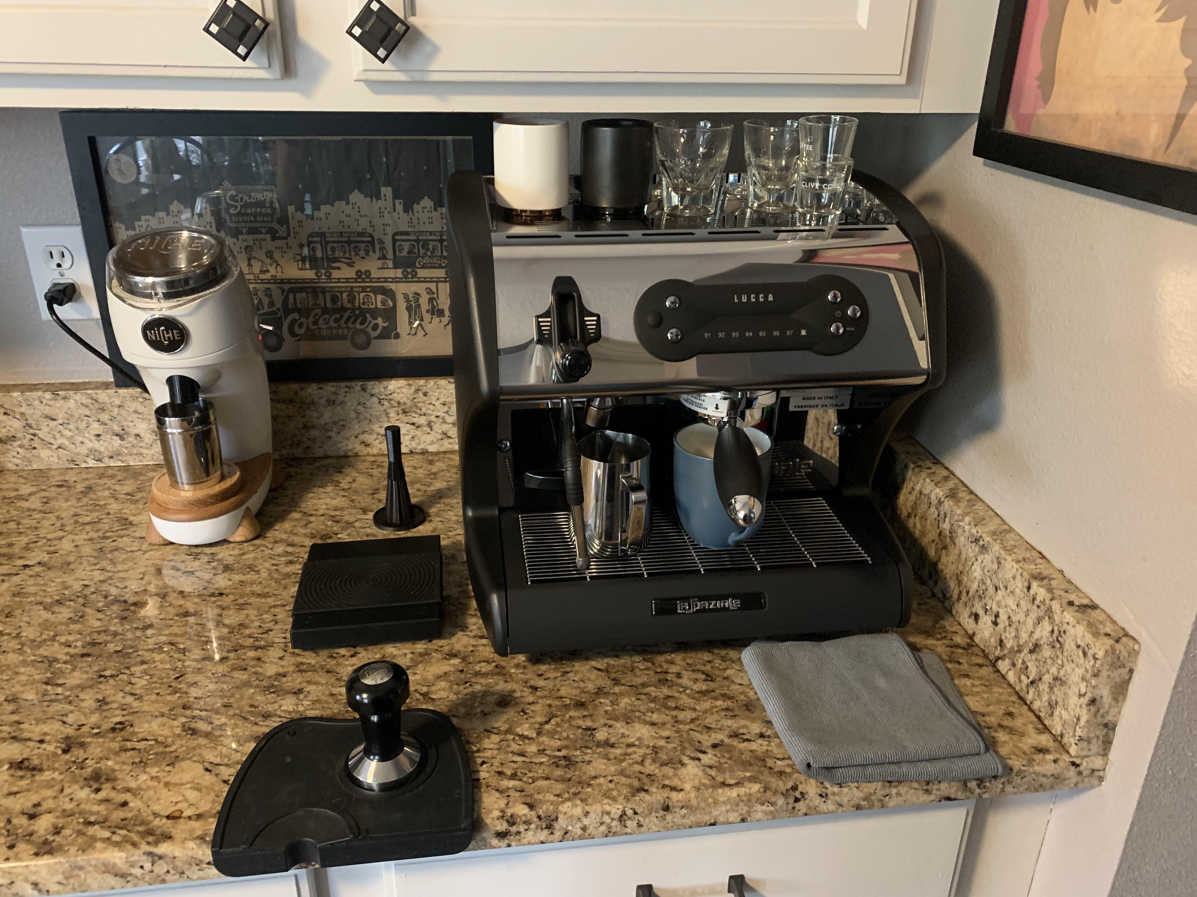 My new La Spaziale Lucca A53 Mini. Huge upgrade coming from a BBE