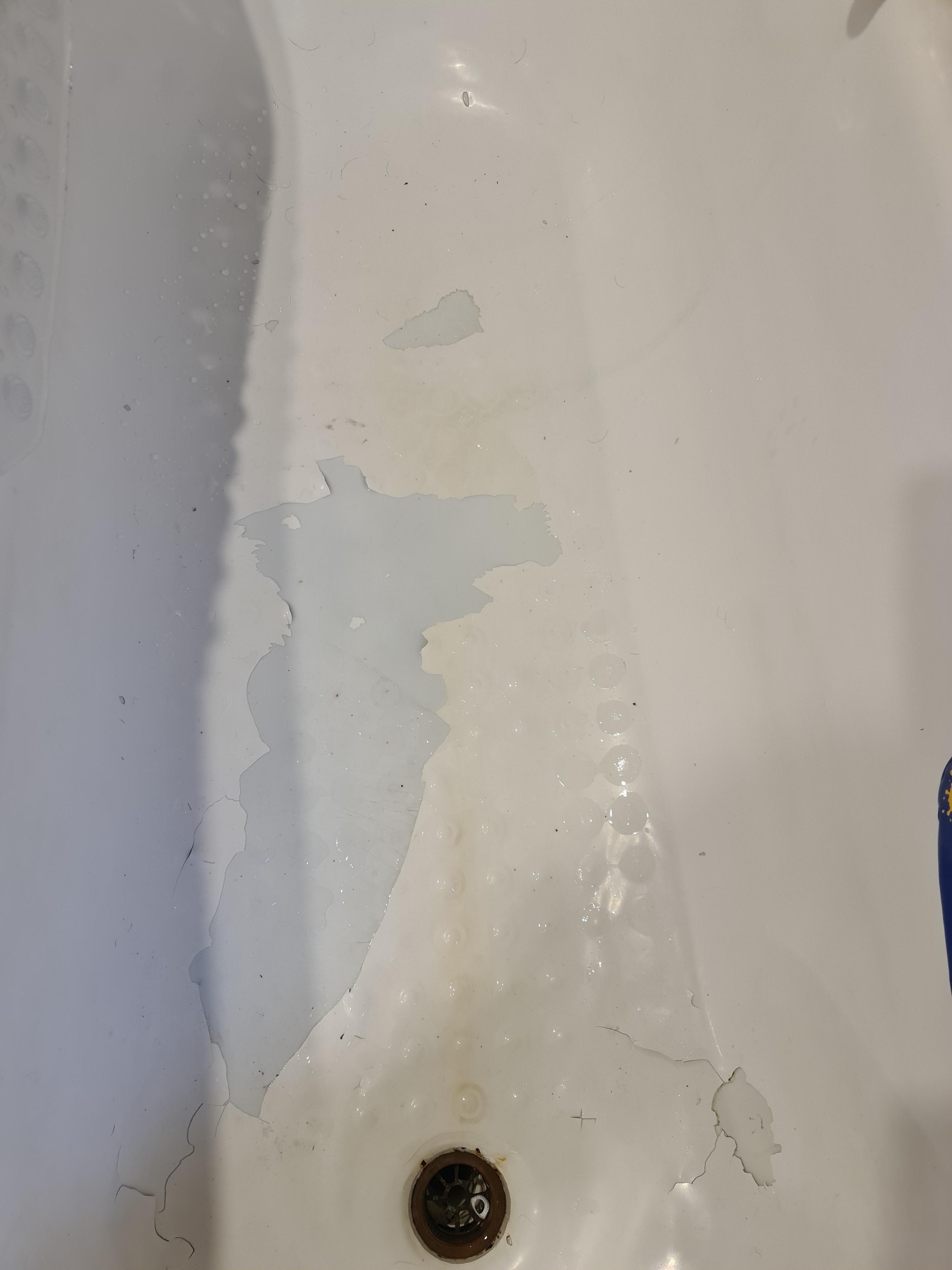 Bath tub lining is peeling, help? r/diynz