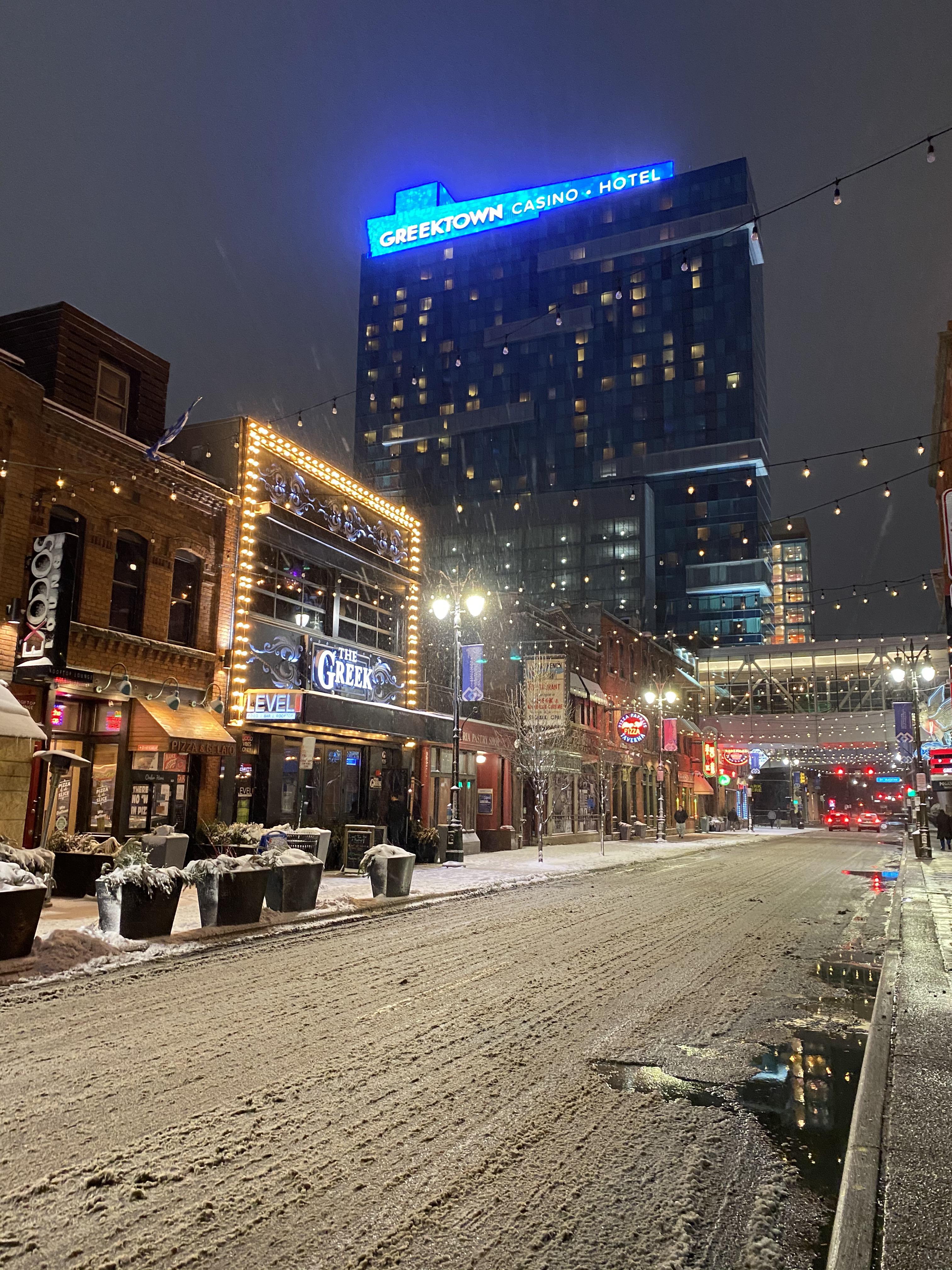 Was told to post here! Greektown in Detroit, MI r/CityPorn