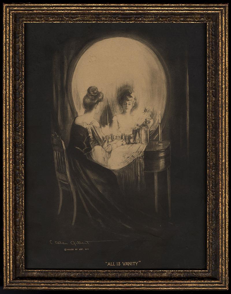 Vanity Vanity All Is Vanity Shakespeare All is Vanity c 1900s oldschoolcreepy