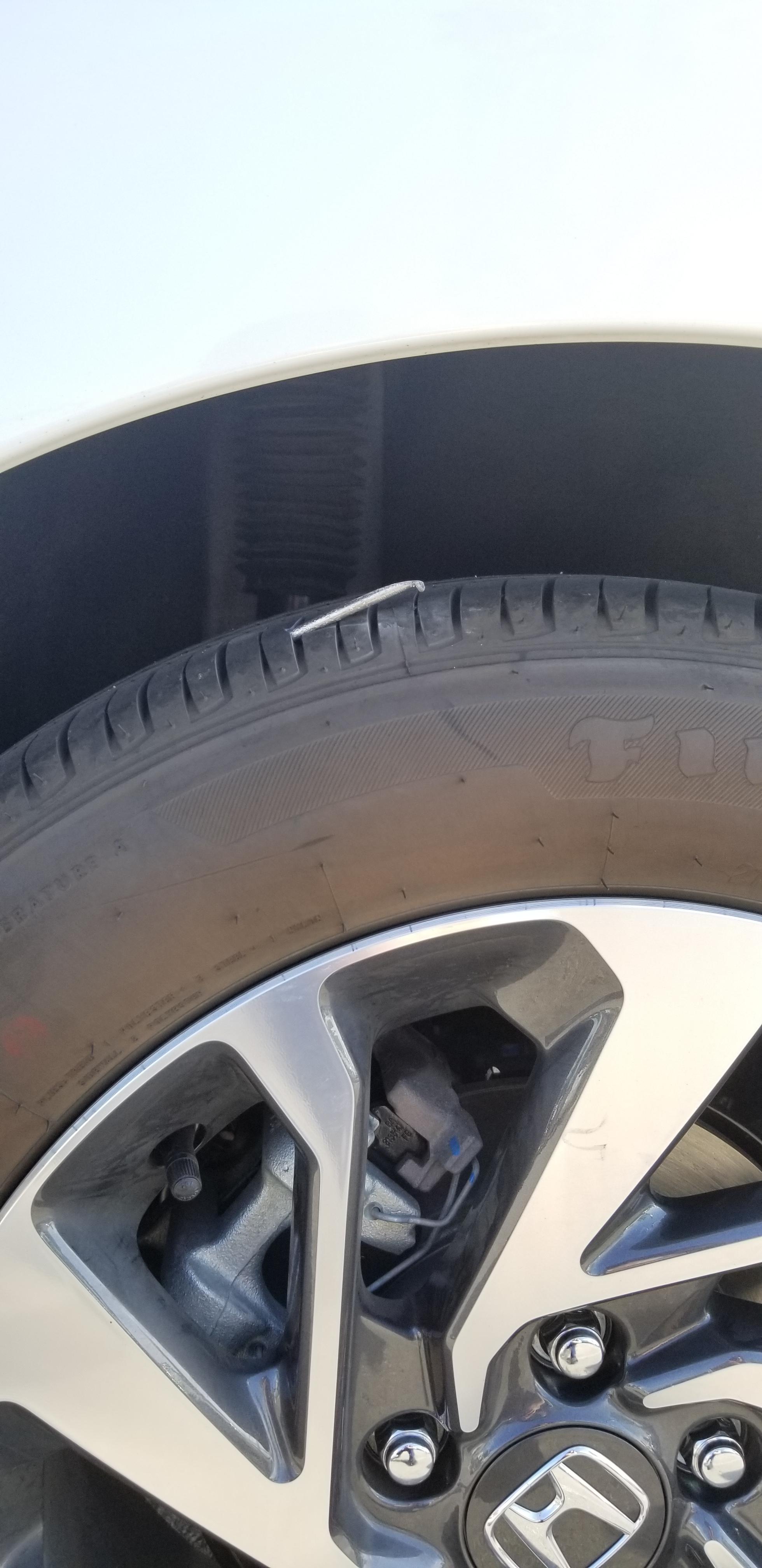 Nail in tire at an angle, what to do? I pulled the nail out and it's 3