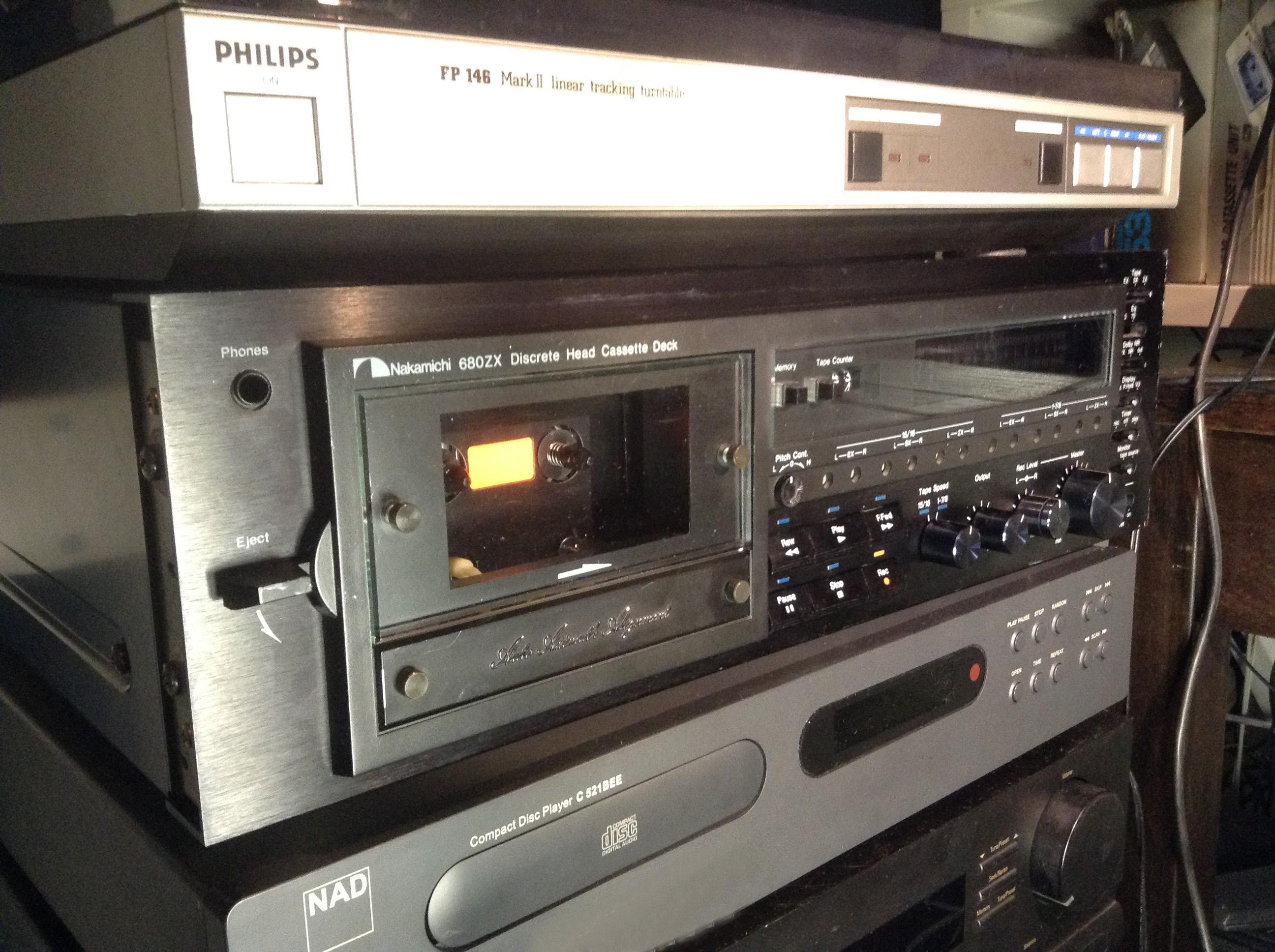 I recently got myself a new cassette deck at a thrift store. (nakamichi