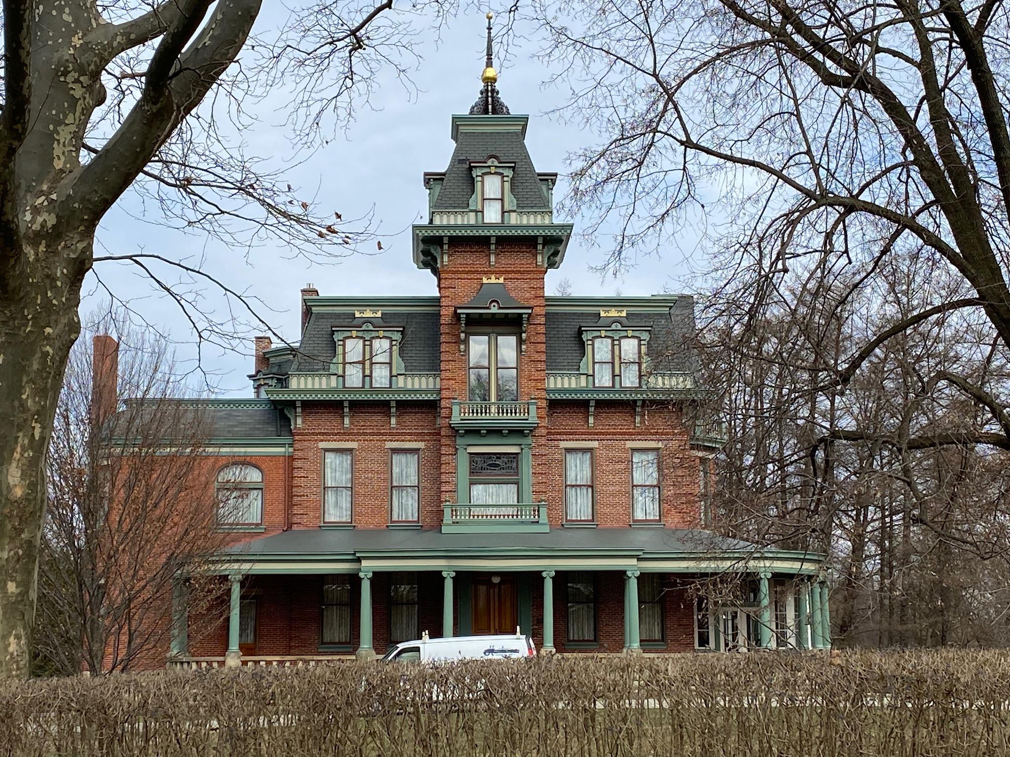 I saw this amazing house while doing an estimate for a homeowner across